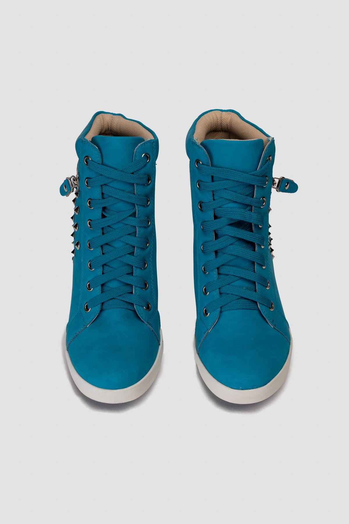 Zapatilla Mujer Azul Gianna Carbin-2