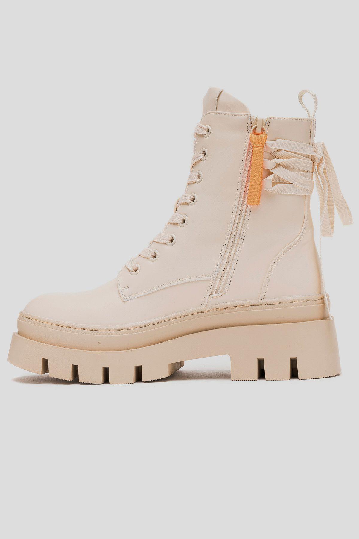 Bota Mujer Beige Pereira Carbin-4