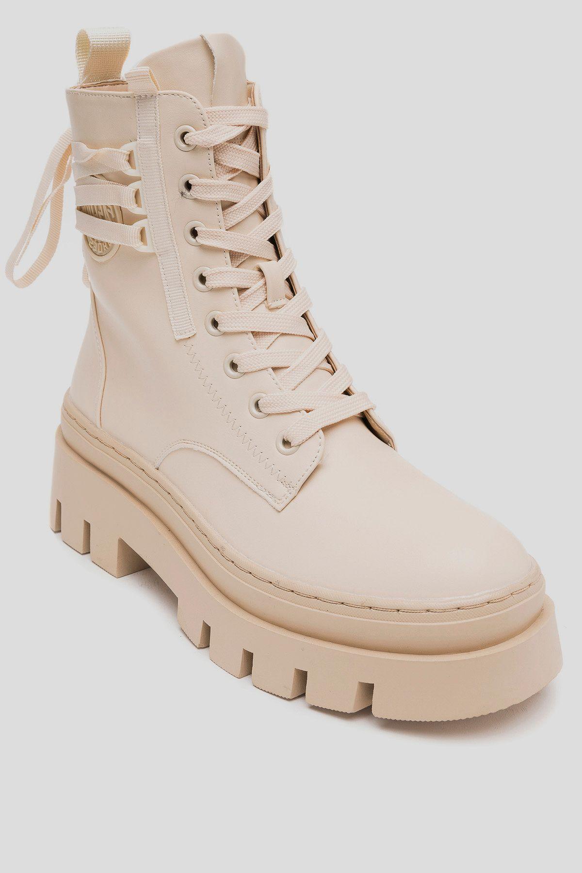 Bota Mujer Beige Pereira Carbin-5