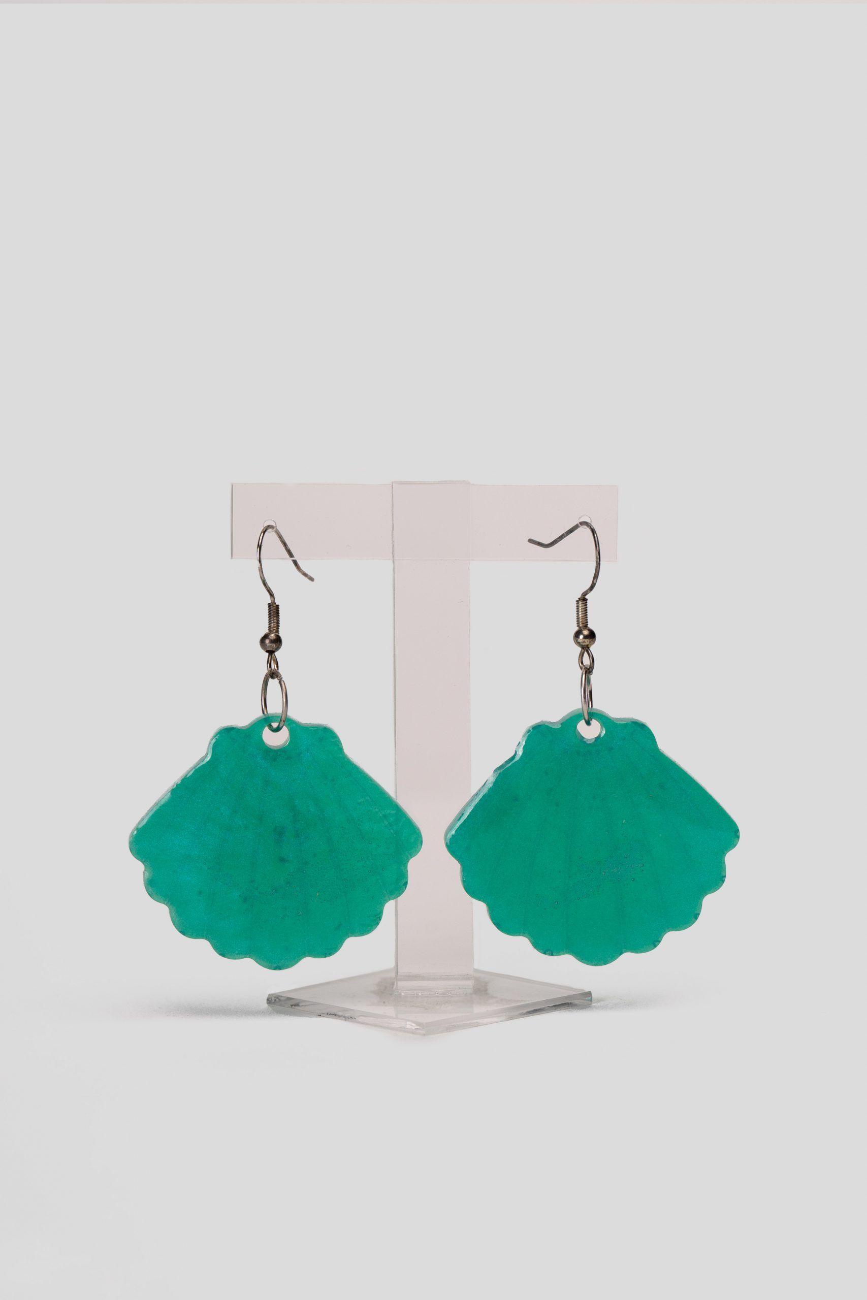 Pendientes Colgantes Diseño Caracola Cuarzo Zameta By Lina-0
