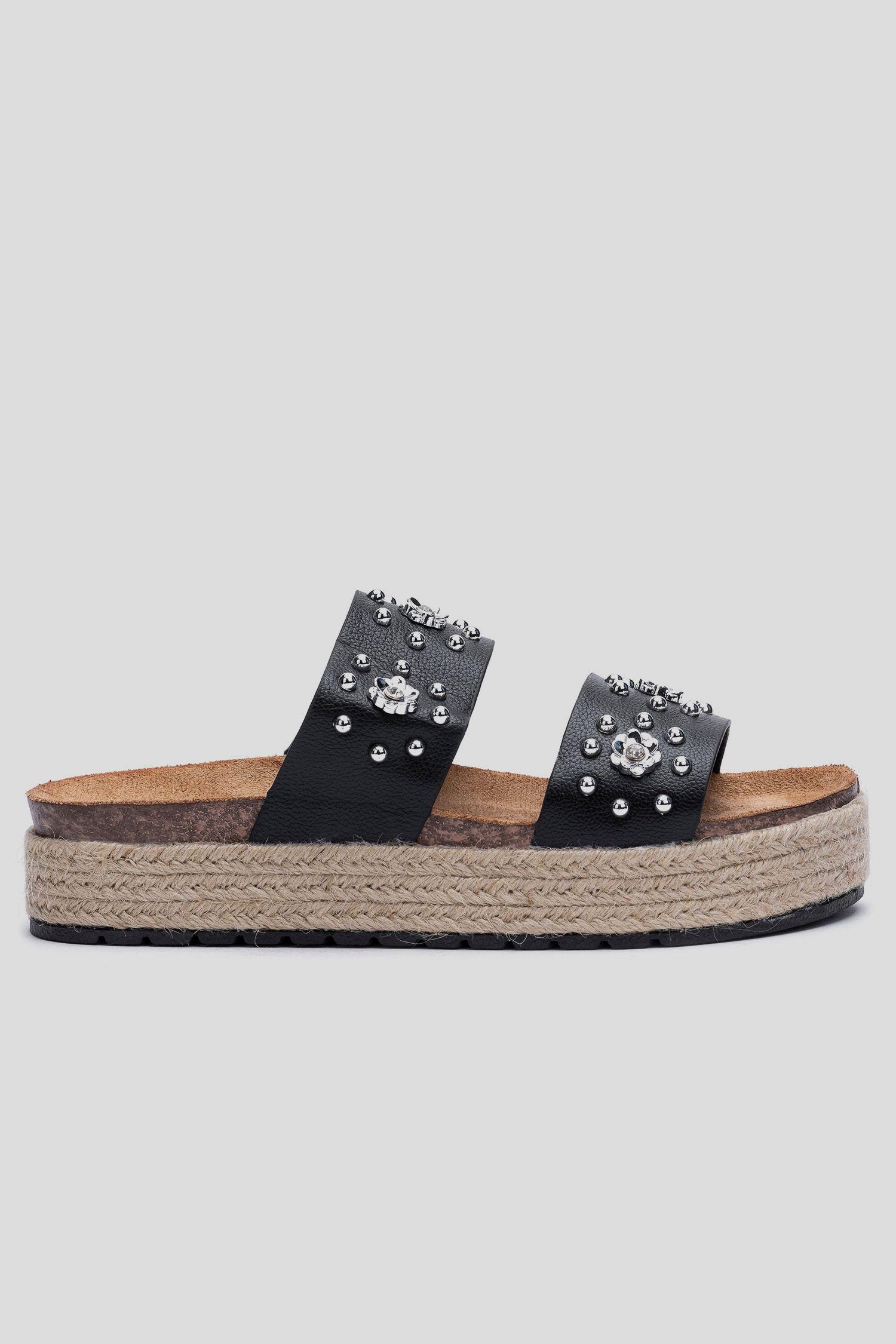 Sandalia Mujer Negro Delma Apóstol-0