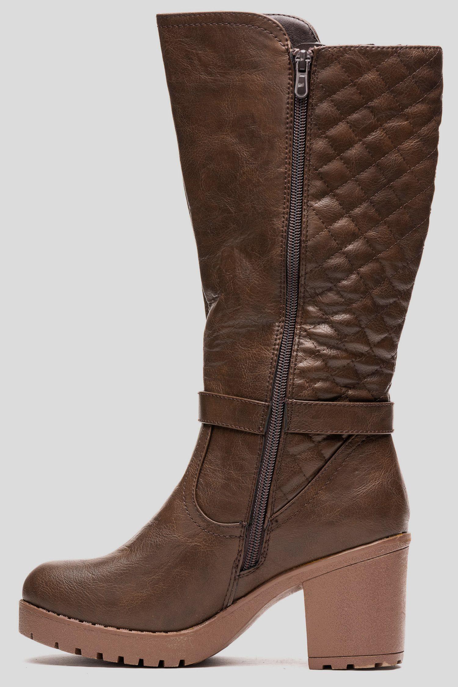 Bota Mujer Cafe Moro Driscu Chancleta-1