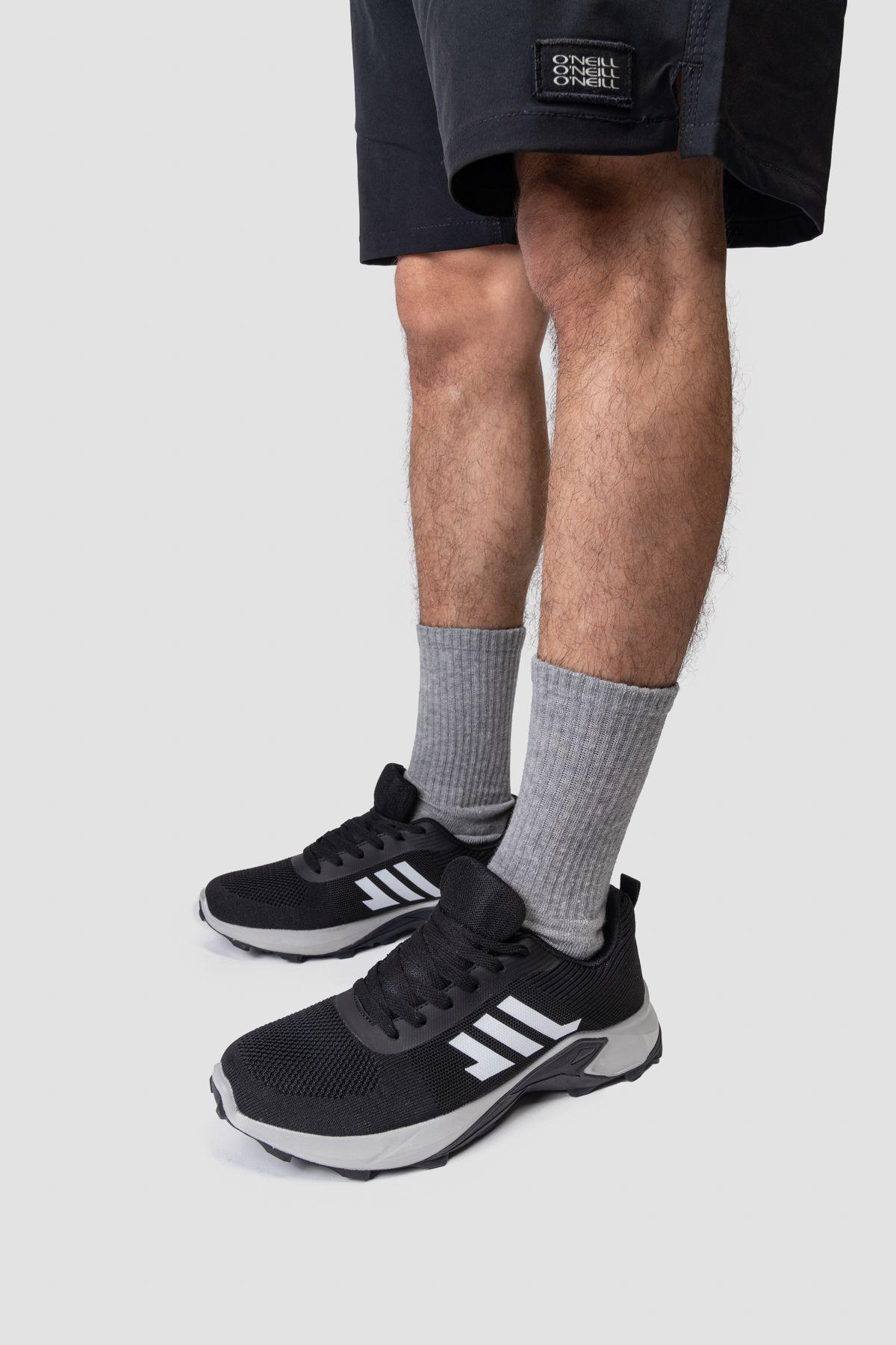 Zapatilla Hombre Negro Gris Nathan Apóstol-1