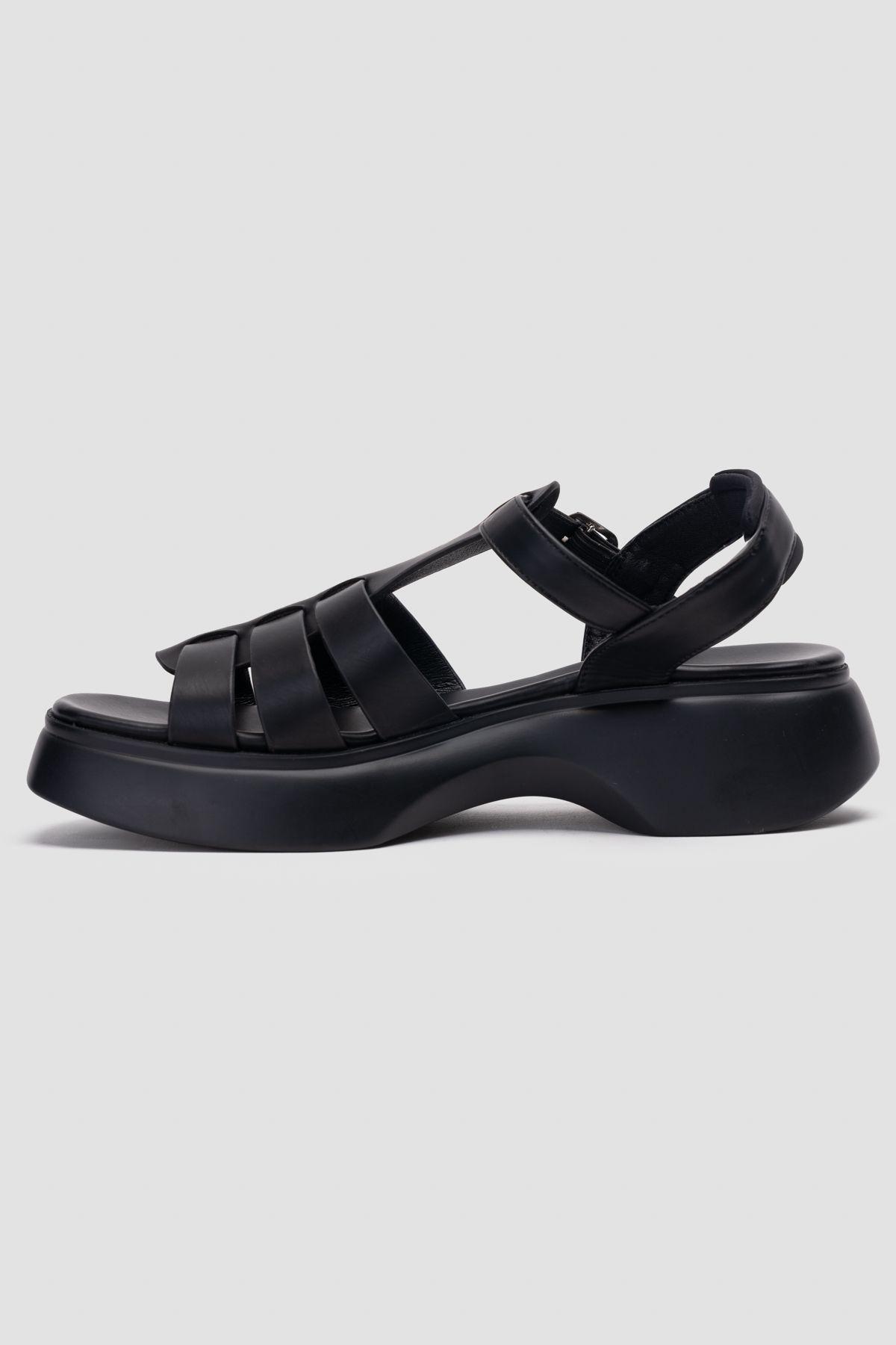 Sandalia Mujer Negro Rosaura Thunder Blue-1
