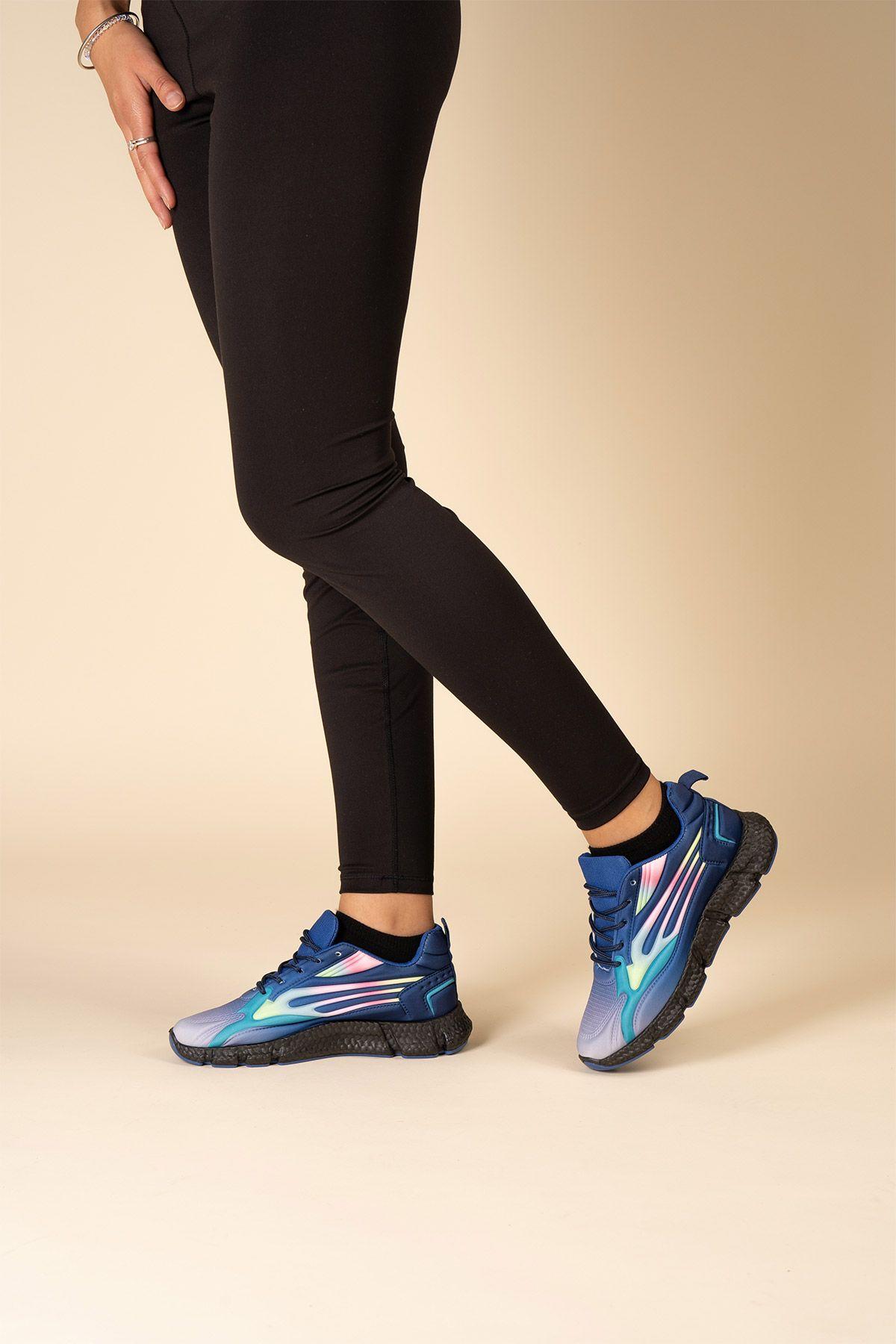 Zapatilla Deportiva Mujer Azul Luz Chinitown-4