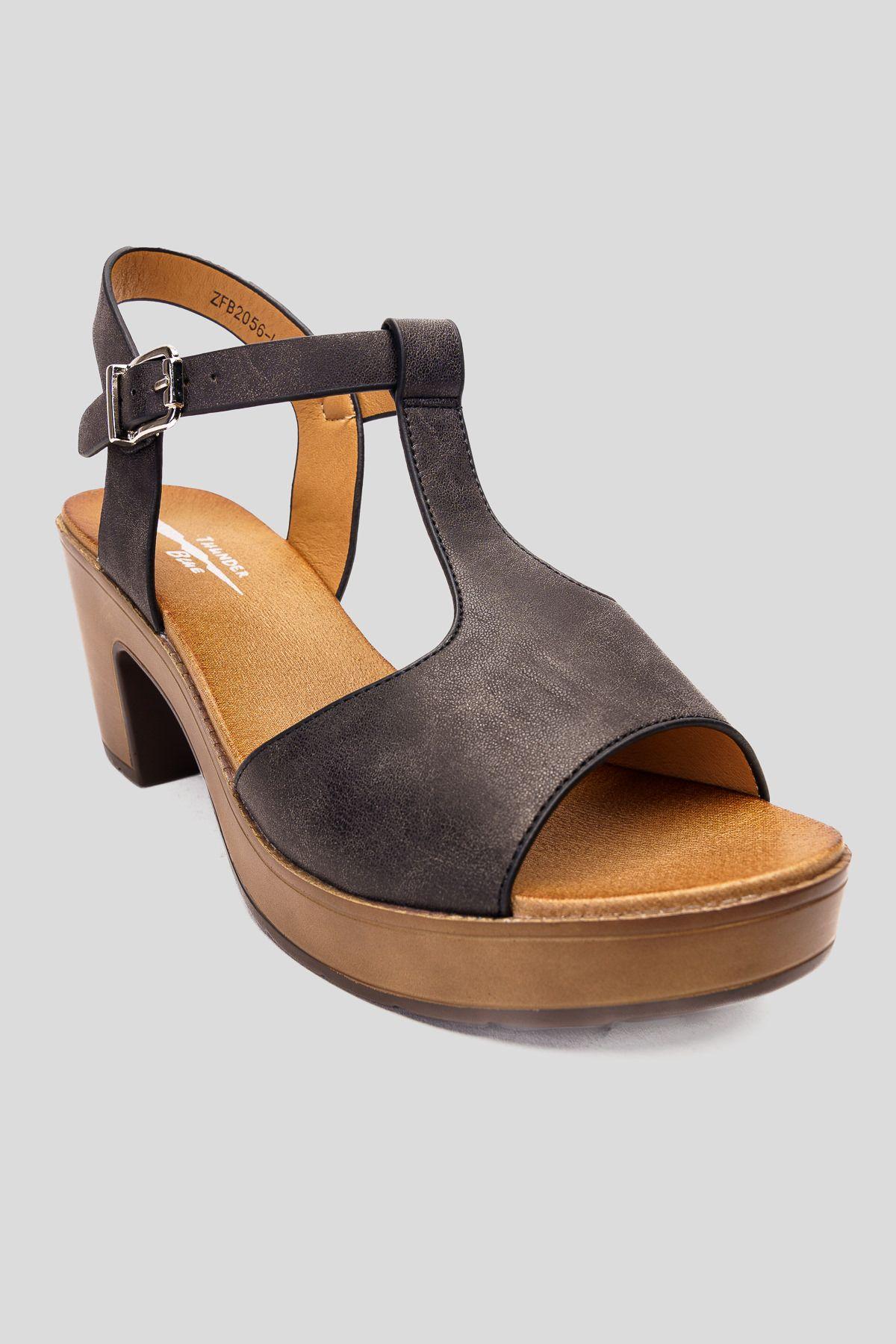 Sandalia Mujer Negro Maral Thunder Blue-2