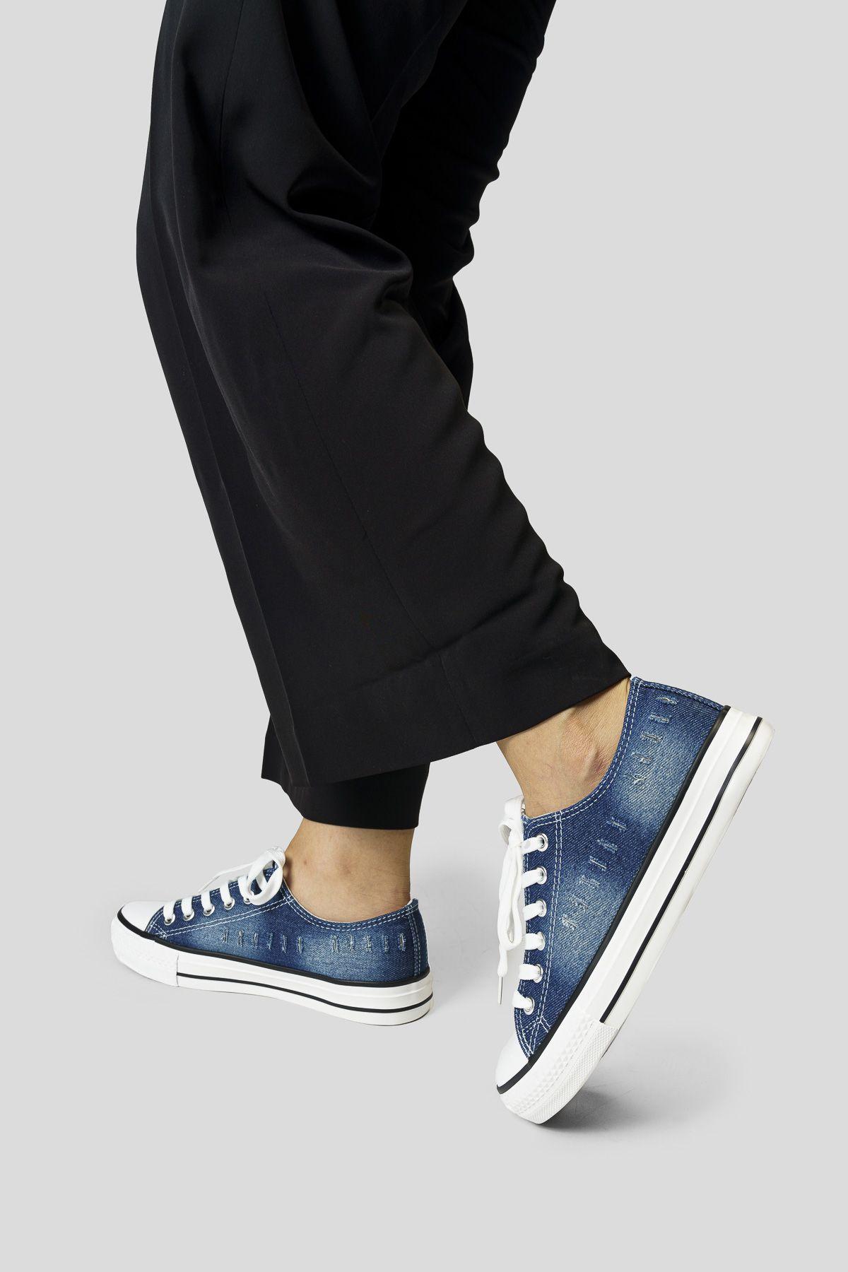 Zapatilla Mujer Azul Oscuro Áine Chinitown-0