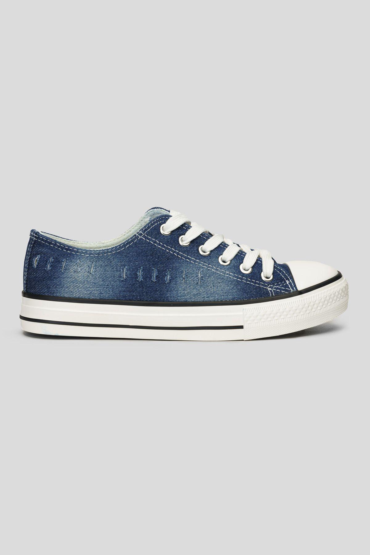 Zapatilla Mujer Azul Oscuro Áine Chinitown-1