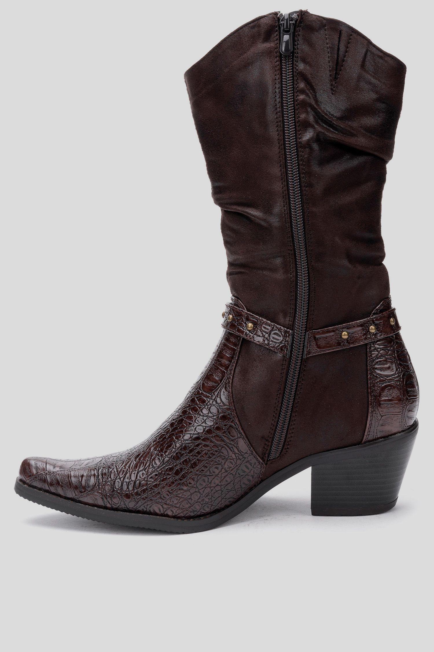 Bota Mujer Café oscuro Maritt Thunder Blue-1