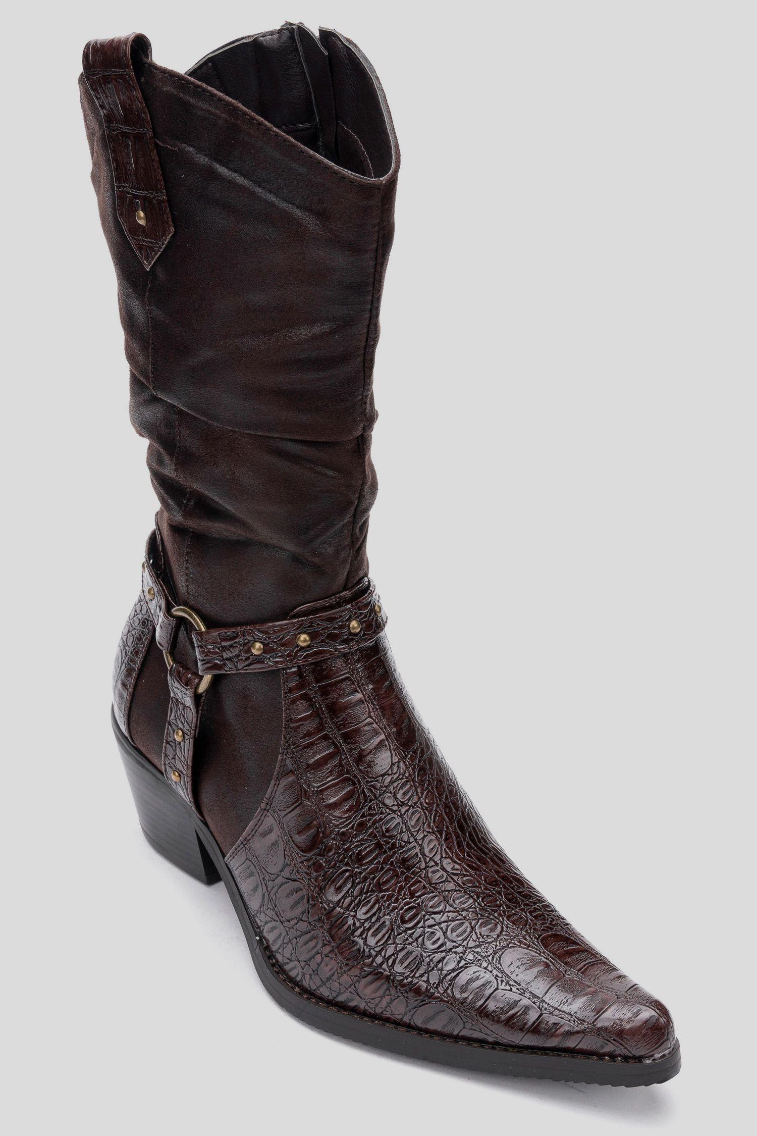 Bota Mujer Café oscuro Maritt Thunder Blue-2