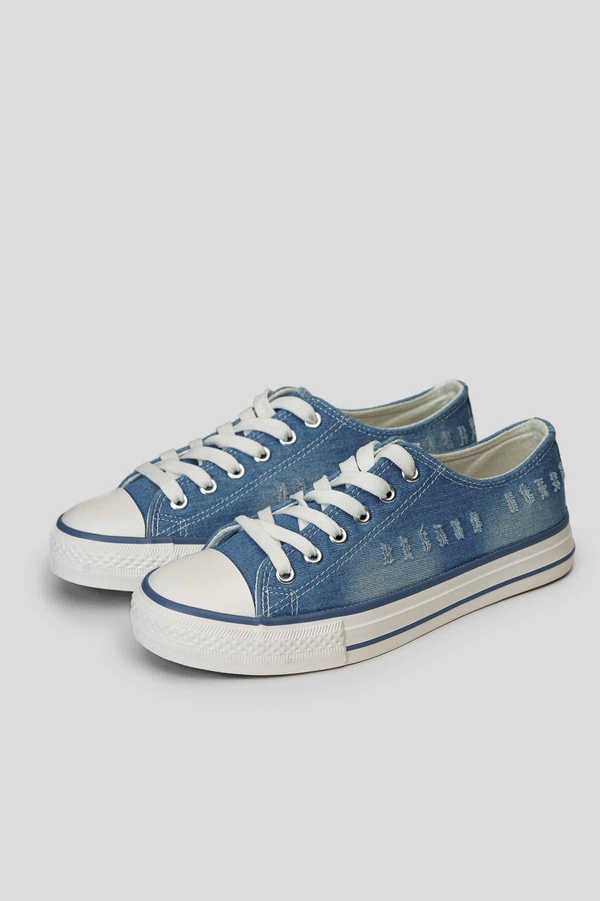 Zapatilla Mujer Azul Claro Sayen Boteli-2