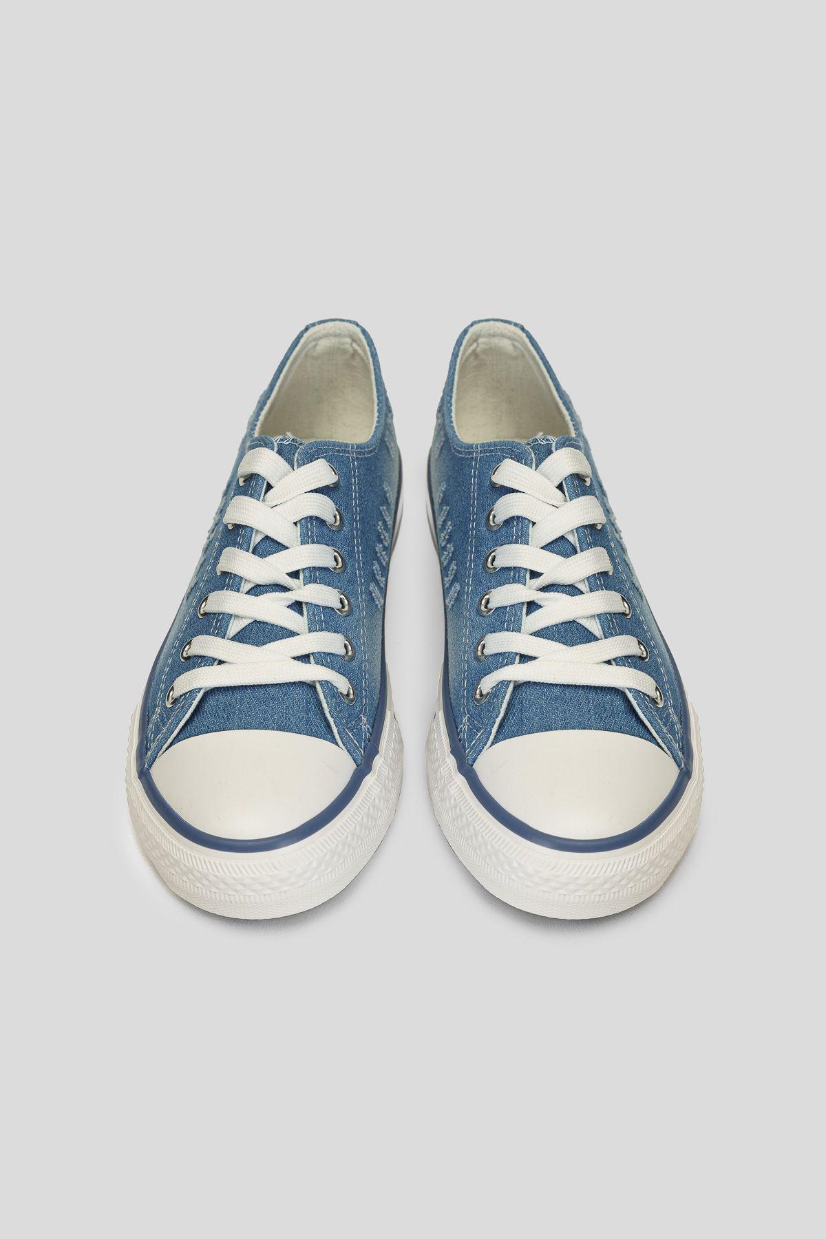 Zapatilla Mujer Azul Claro Sayen Boteli-3