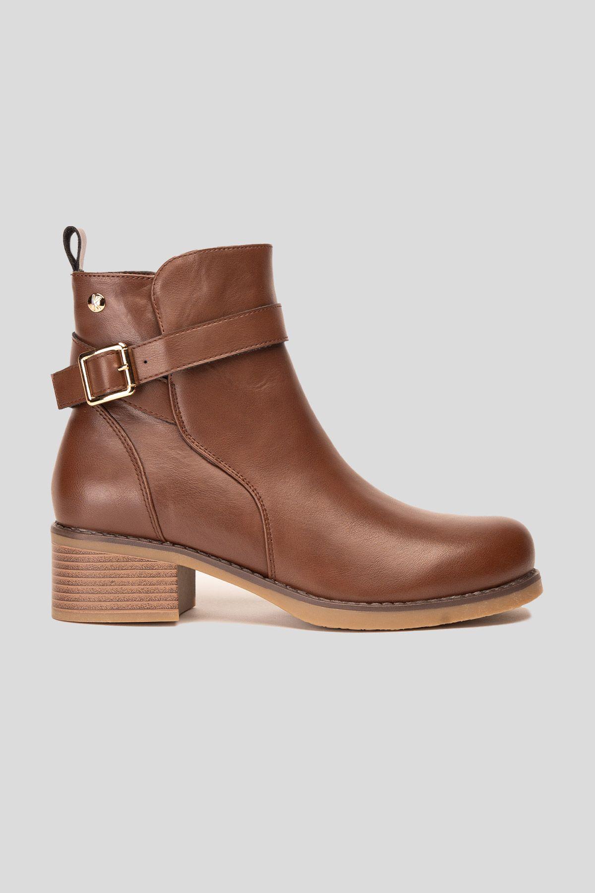 Botín Casual Mujer Camel Nosihle Chinitown-0
