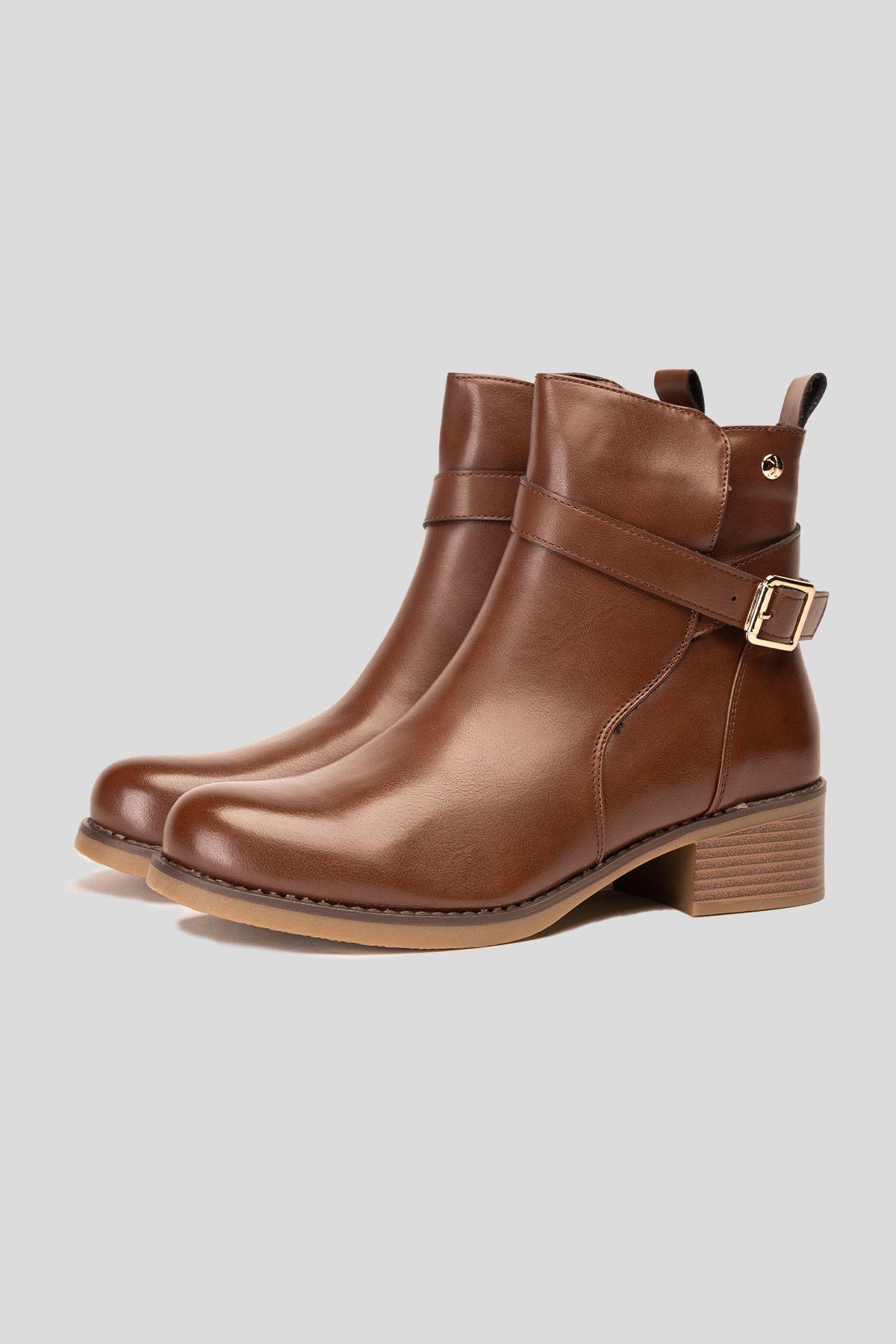 Botín Casual Mujer Camel Nosihle Chinitown-2