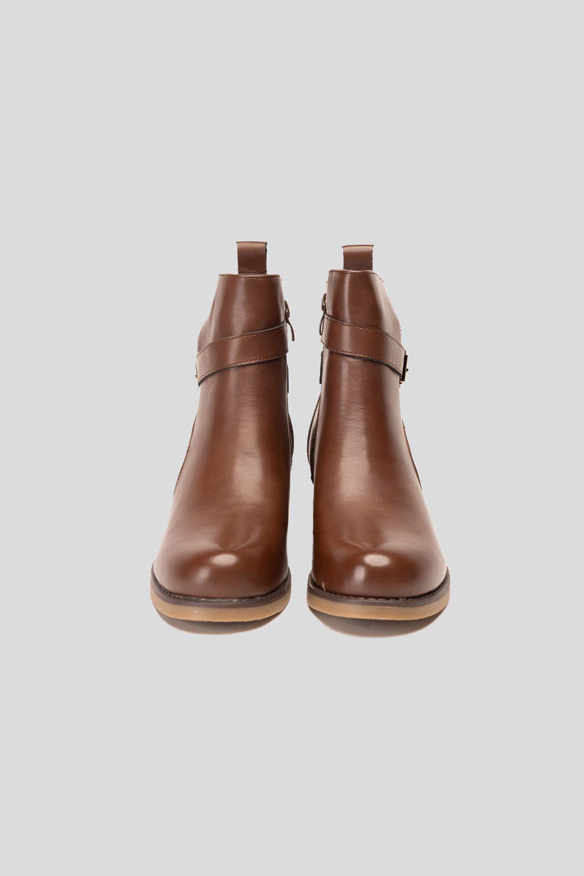 Botín Casual Mujer Camel Nosihle Chinitown-3