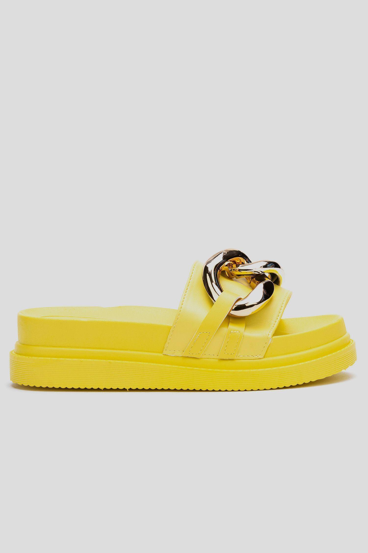 Sandalia Mujer Amarillo Amina Apóstol-0