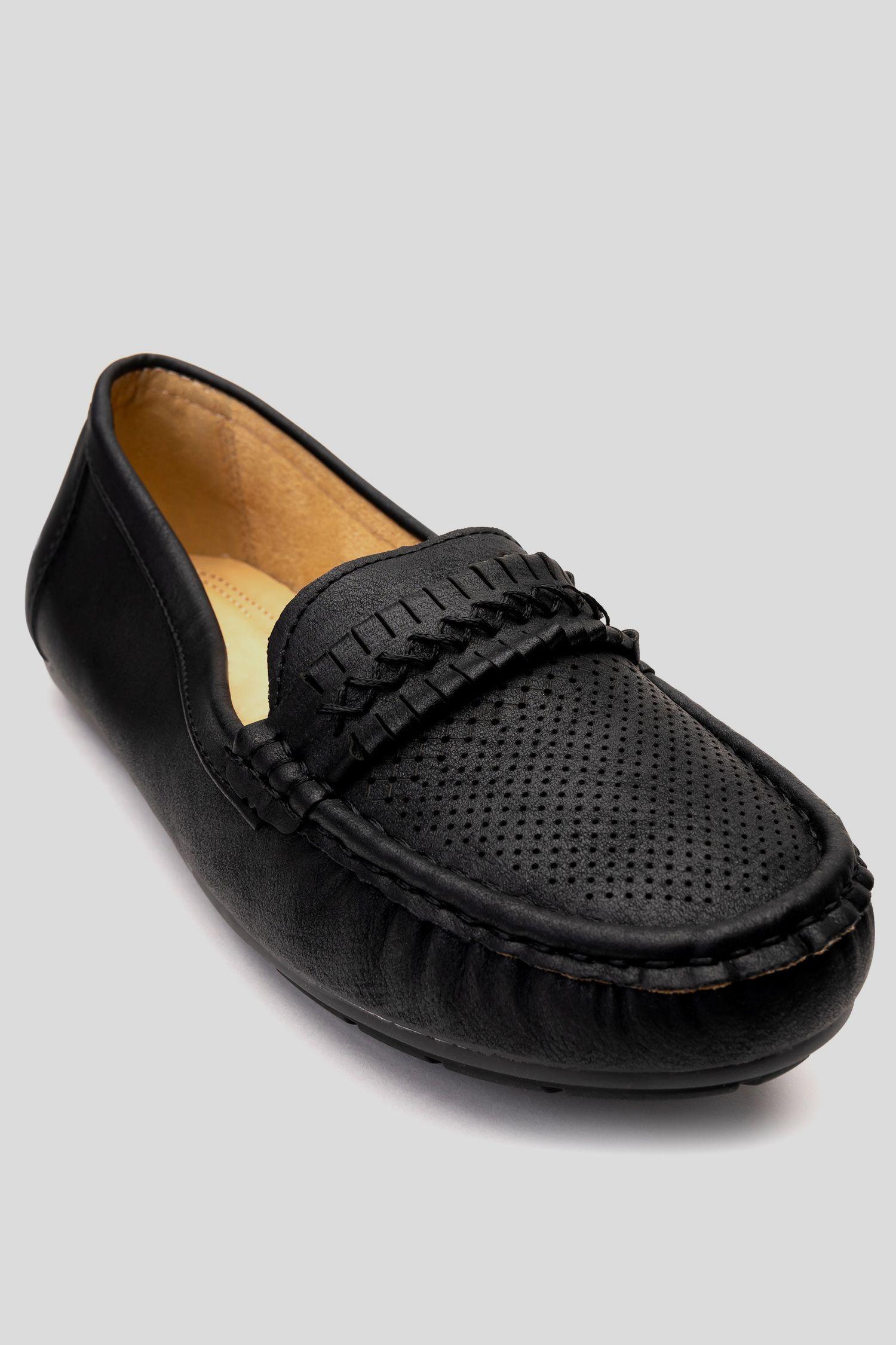 Mocasin Mujer Negro Anastasia Chancleta-2