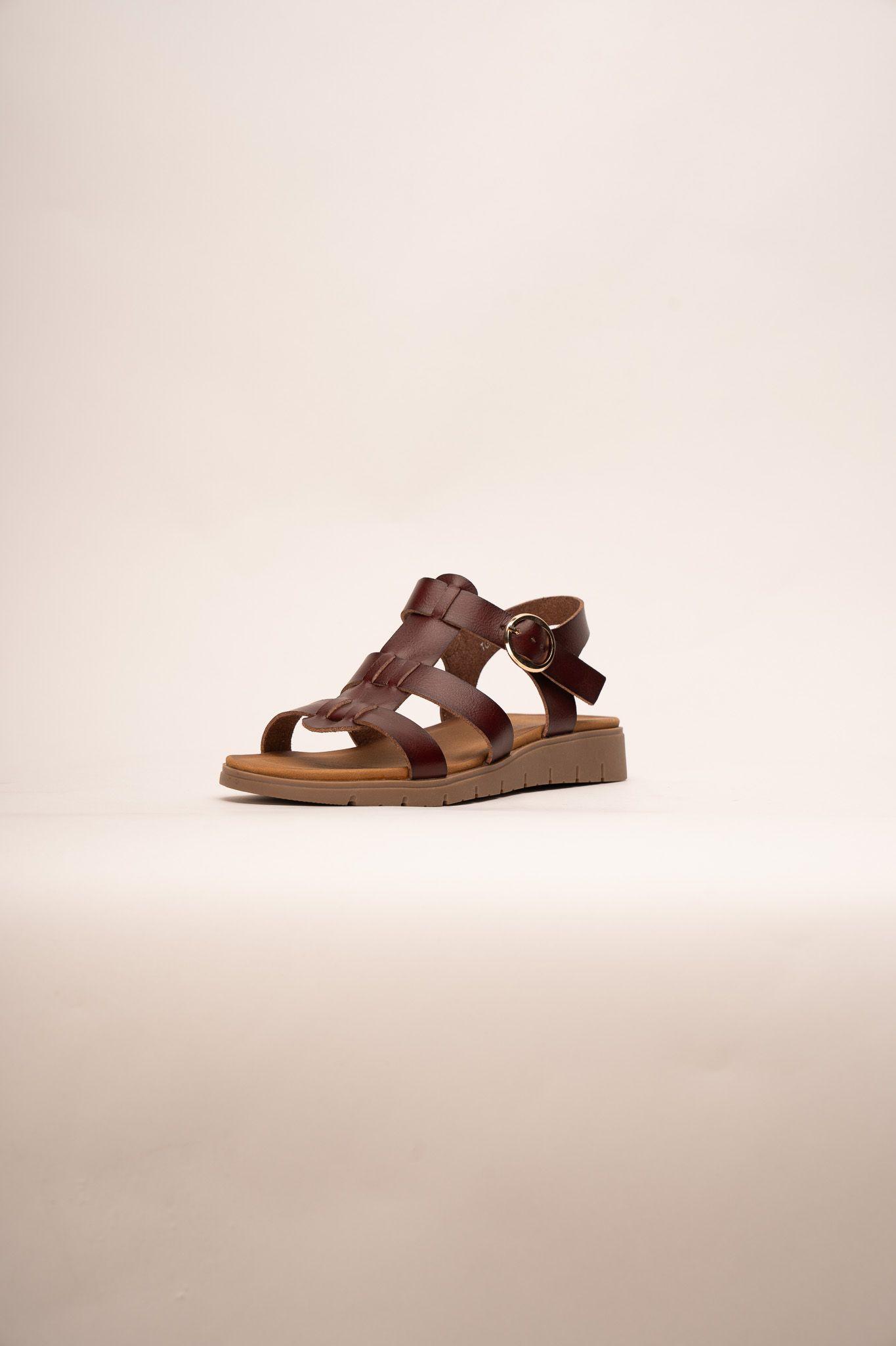 Sandalia Casual Mujer Café Zuma Chinitown-2