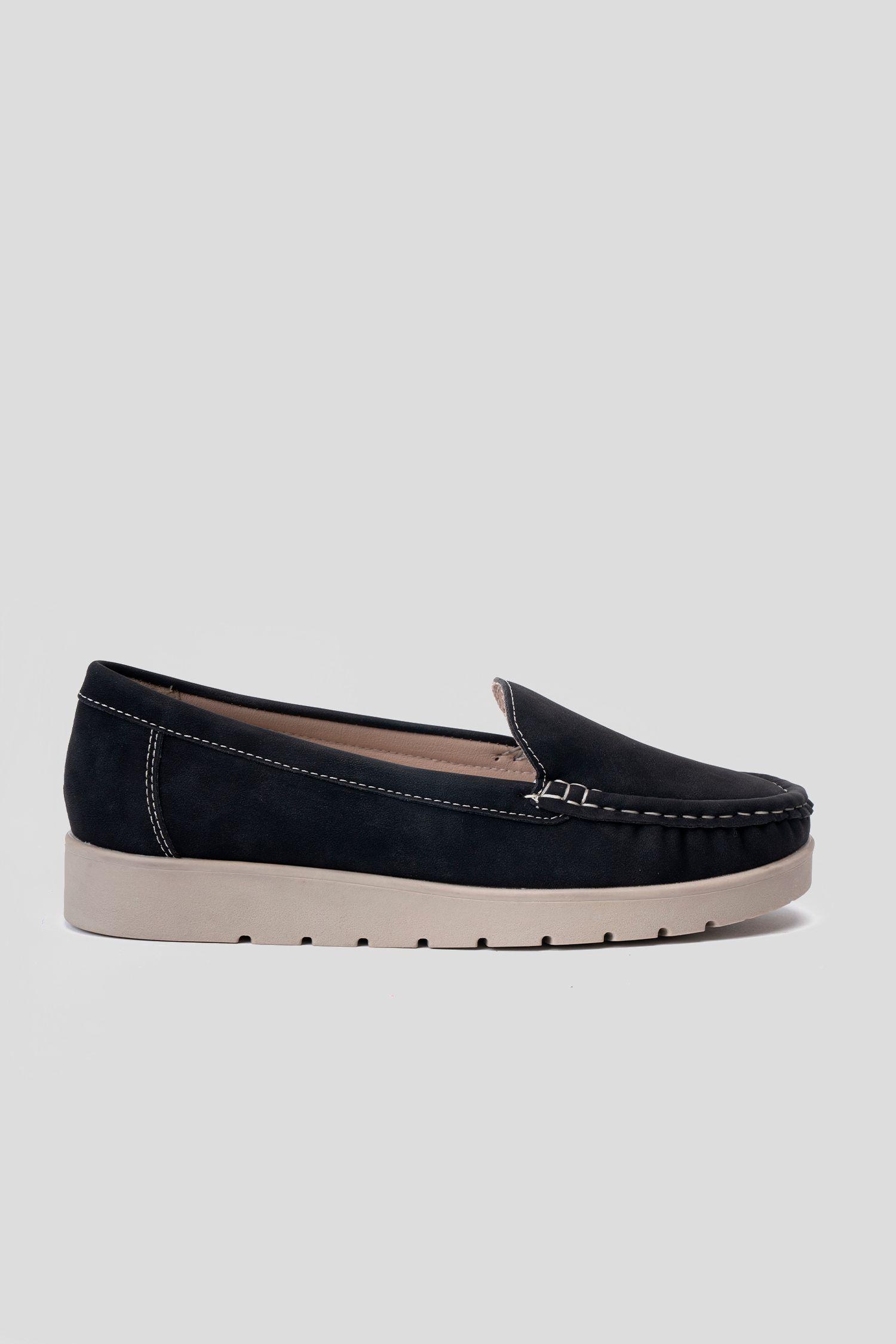 Mocasín Mujer Negro Eladia Thunder Blue-0