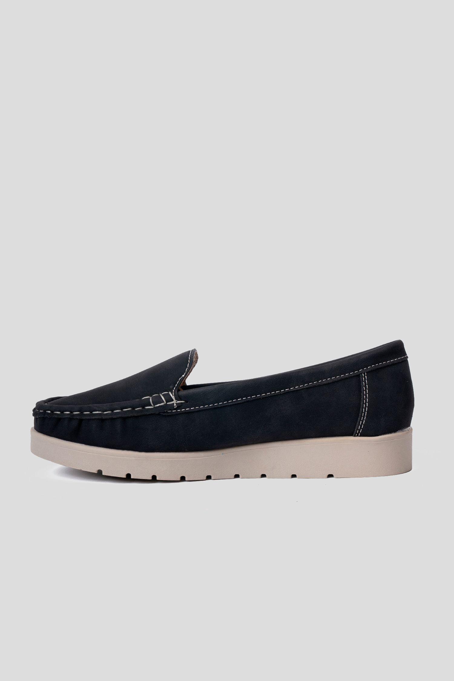 Mocasín Mujer Negro Eladia Thunder Blue-5