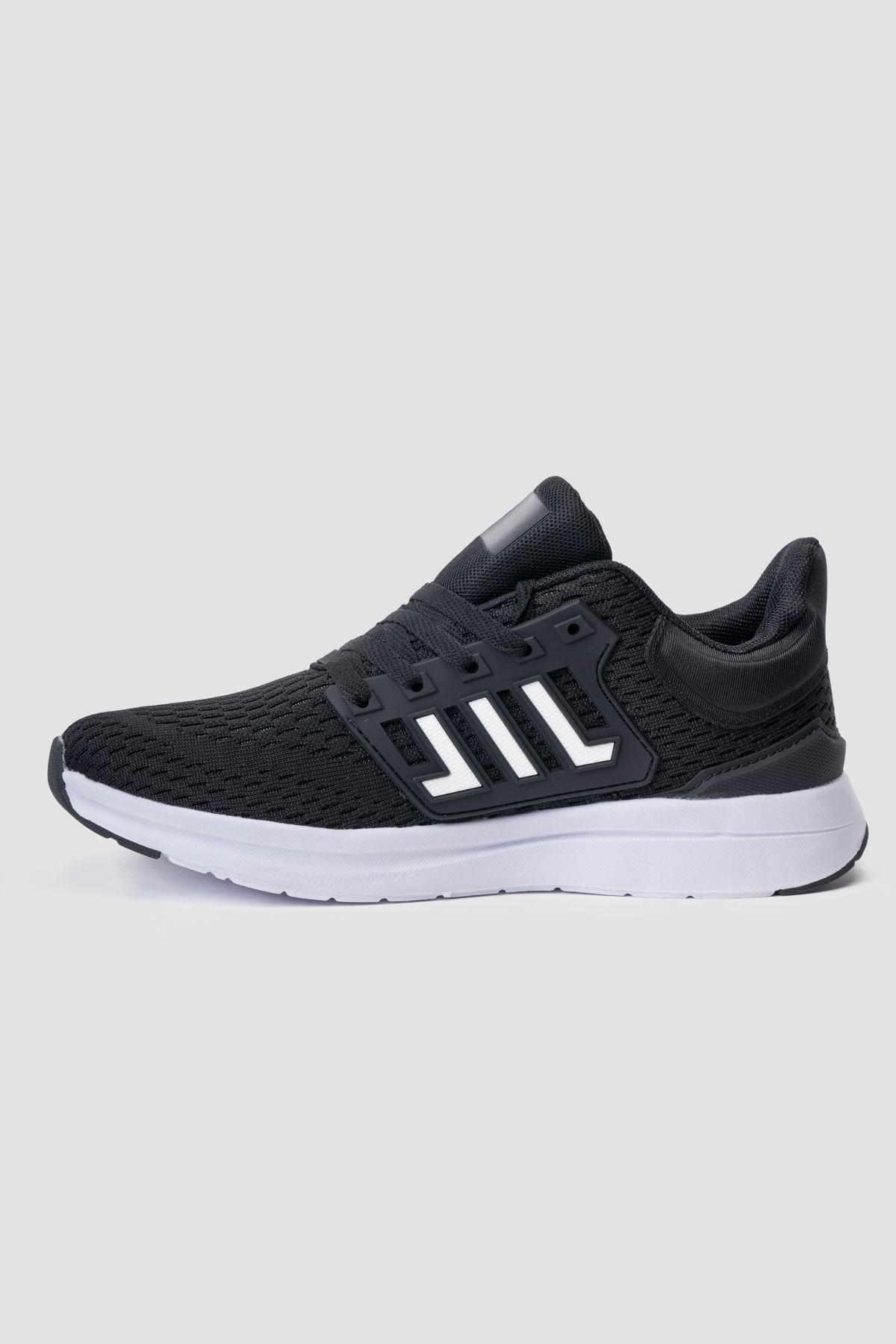 Zapatilla Hombre Negro Blanco Agustín Apóstol-1