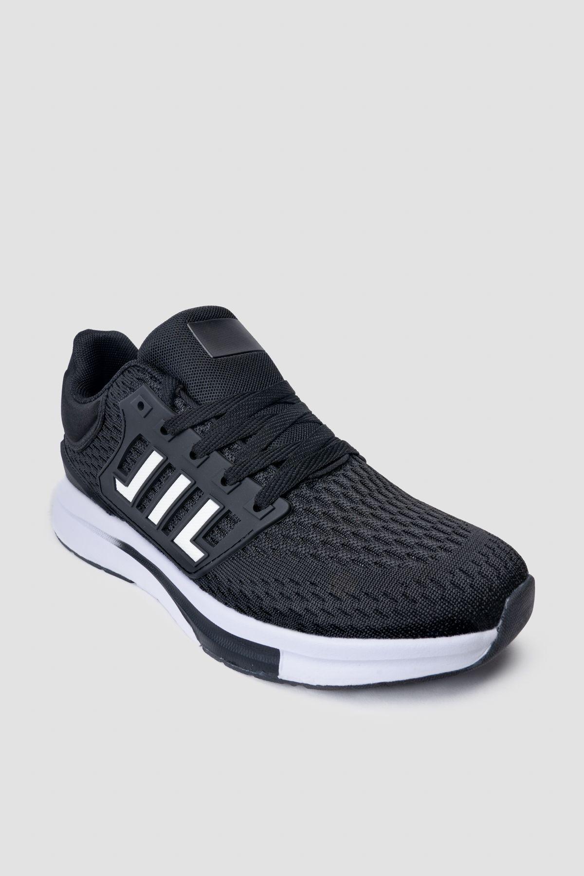 Zapatilla Hombre Negro Blanco Agustín Apóstol-2