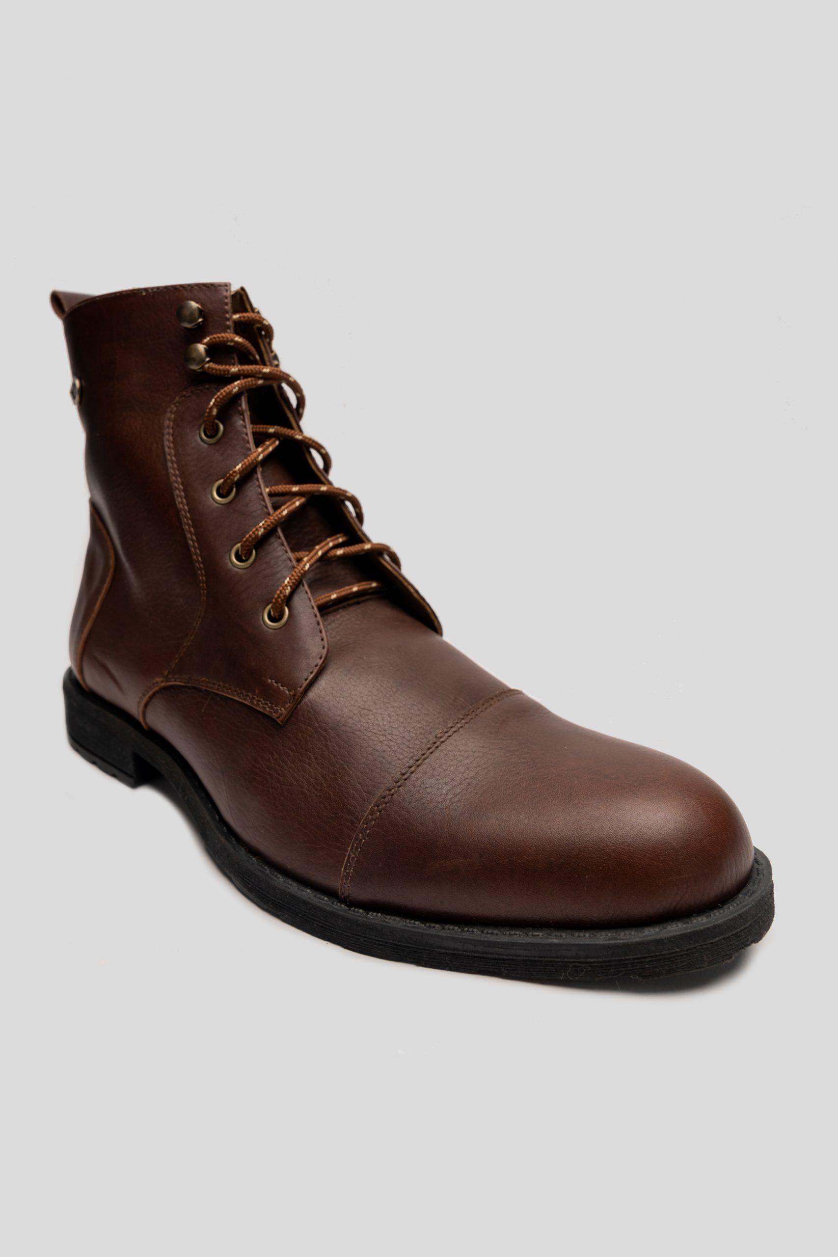 Botín Cuero Sileno Café Landazuri-2