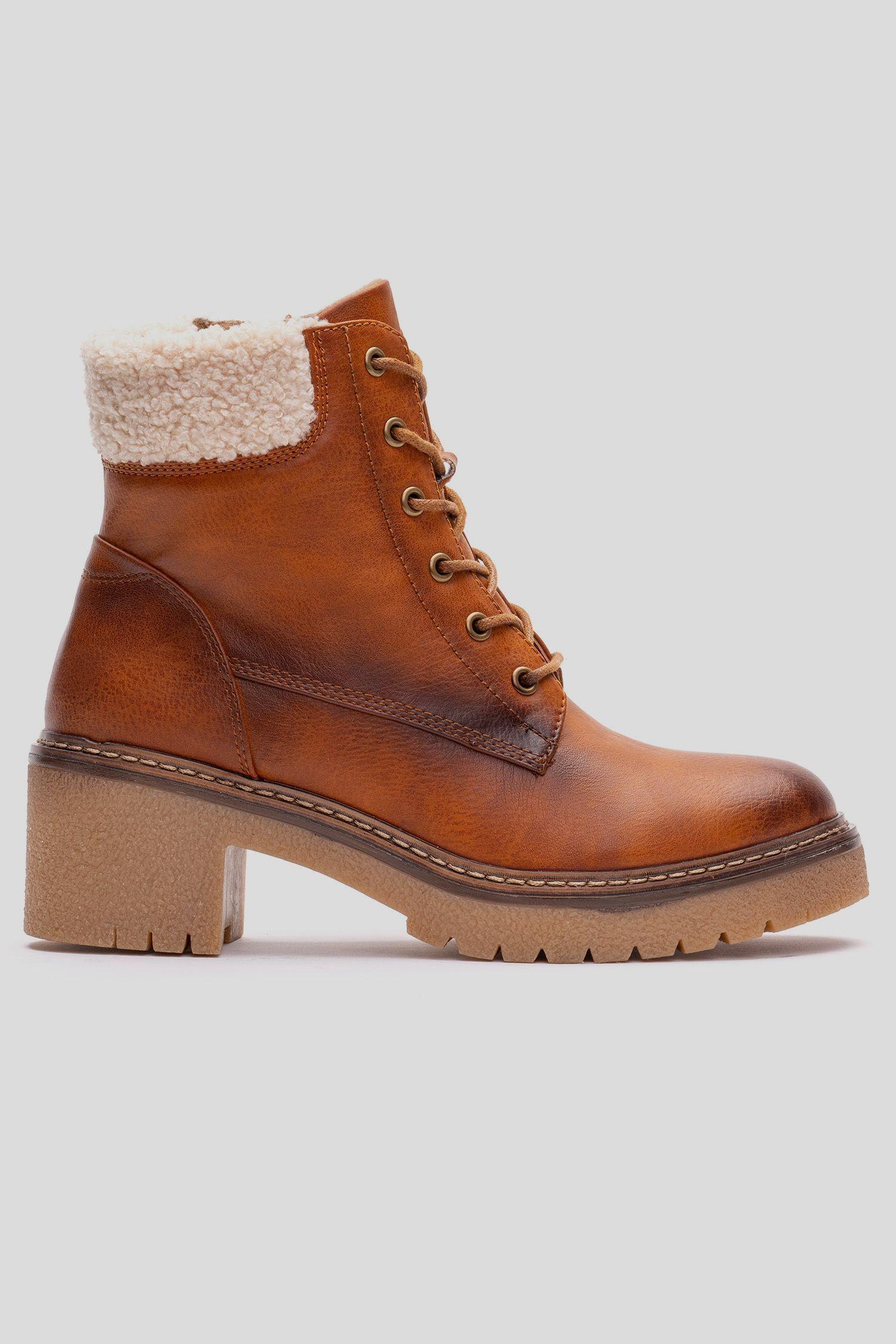 Botín Mujer Cafe July Chancleta-0