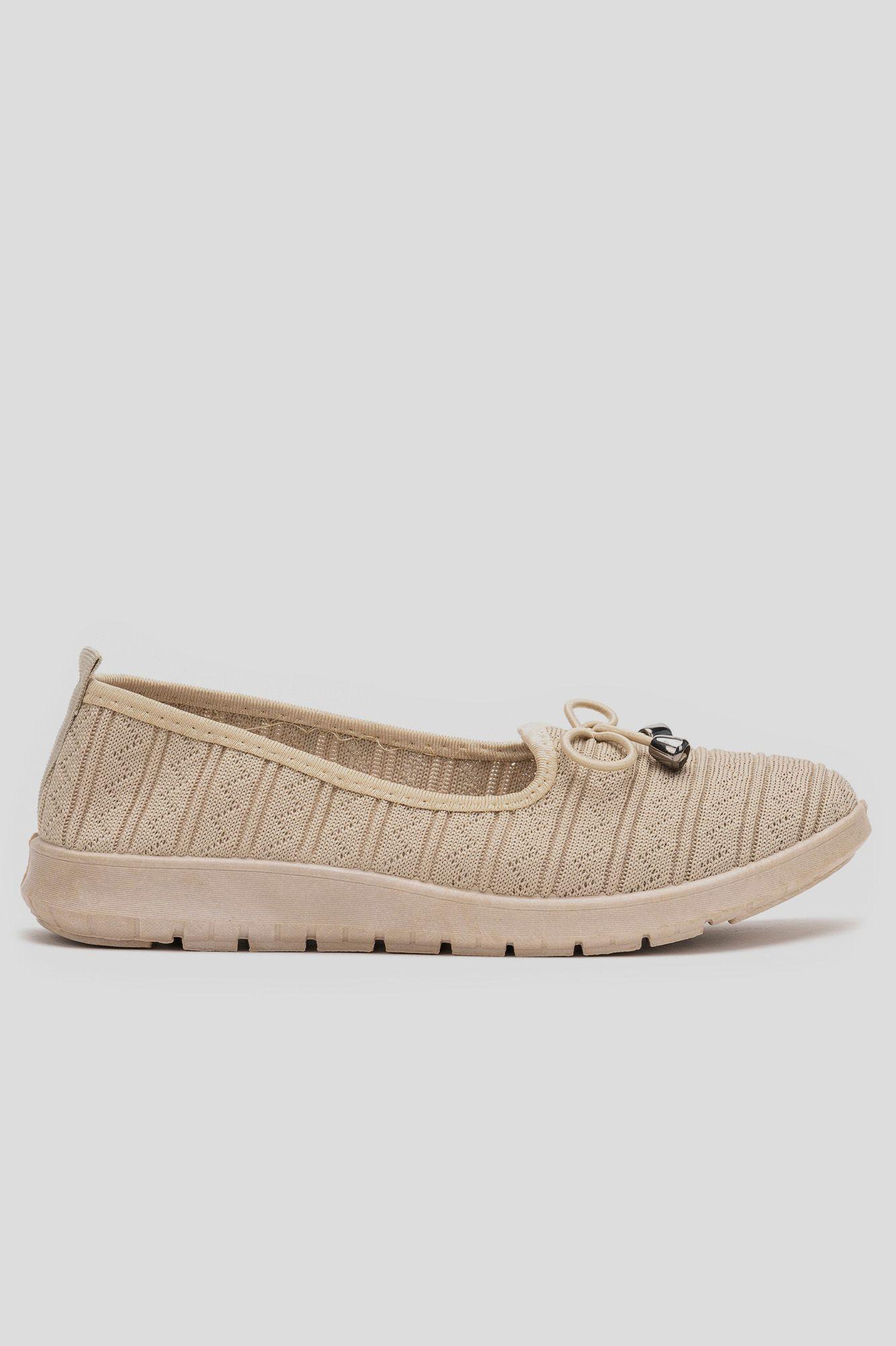 Ballerina Mujer Beige Anyi Apóstol-0