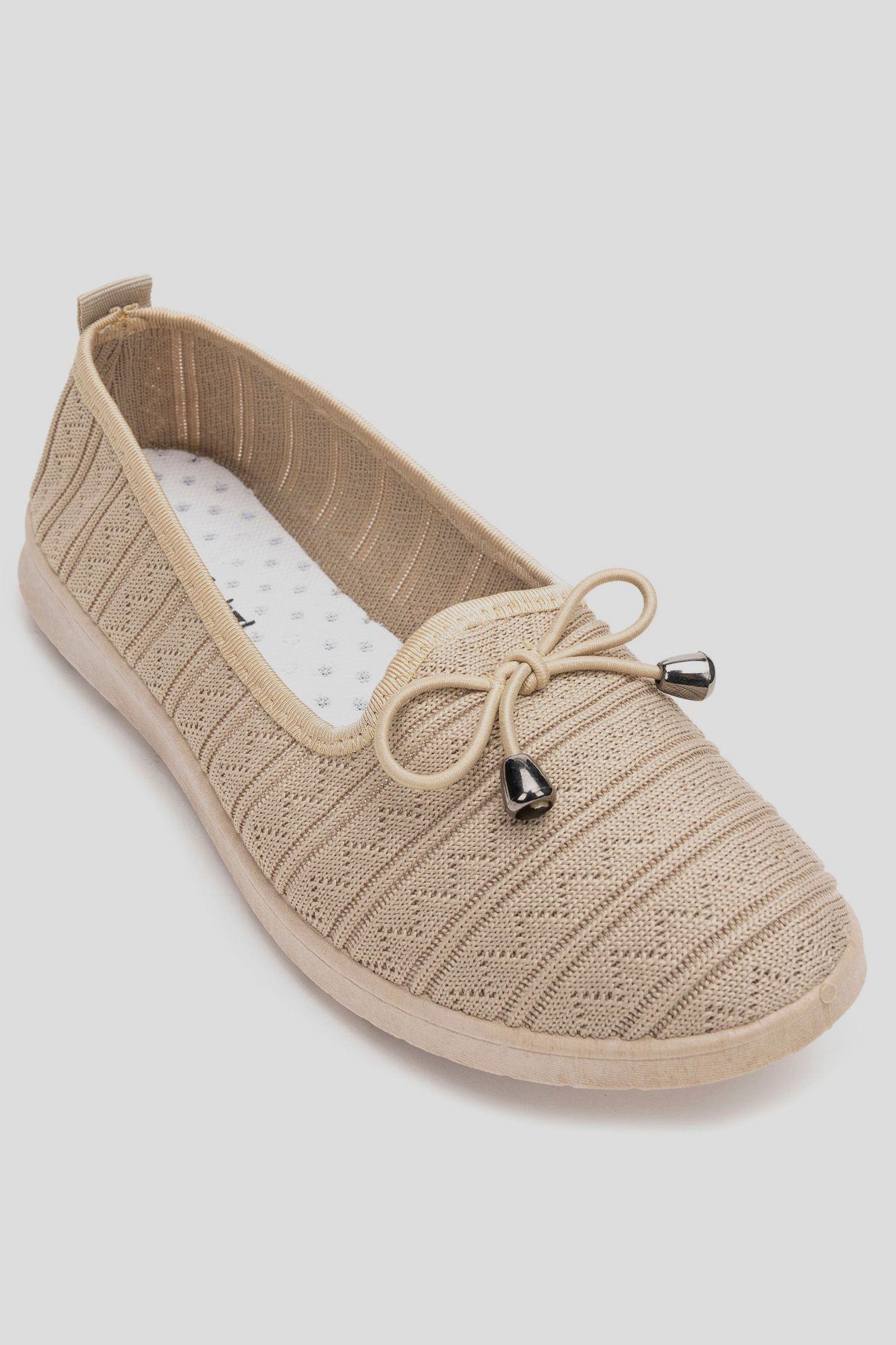 Ballerina Mujer Beige Anyi Apóstol-2