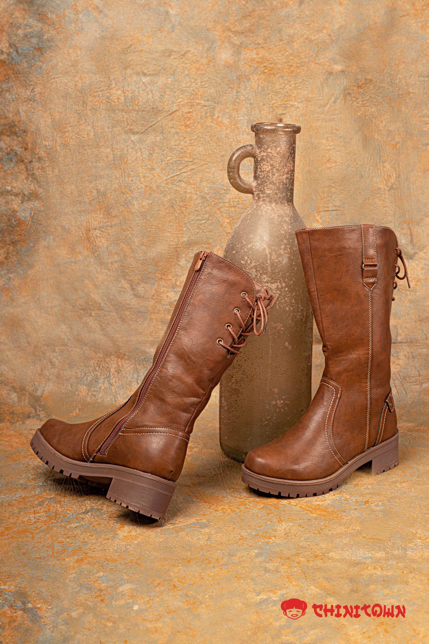 Bota Mujer Camel Lesath Chinitown-5