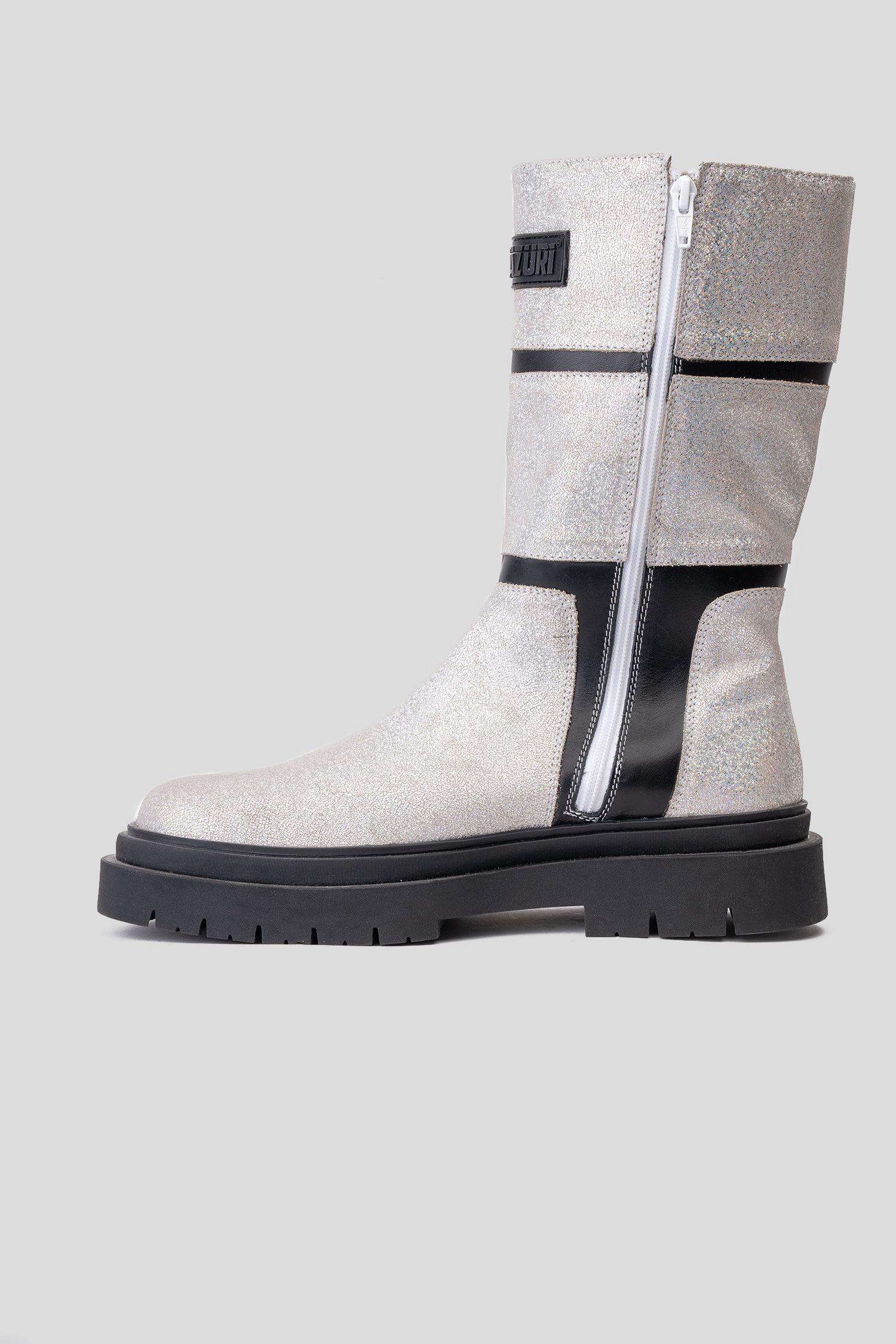 Bota Cuero Reah Negro Glitter Landazuri-1