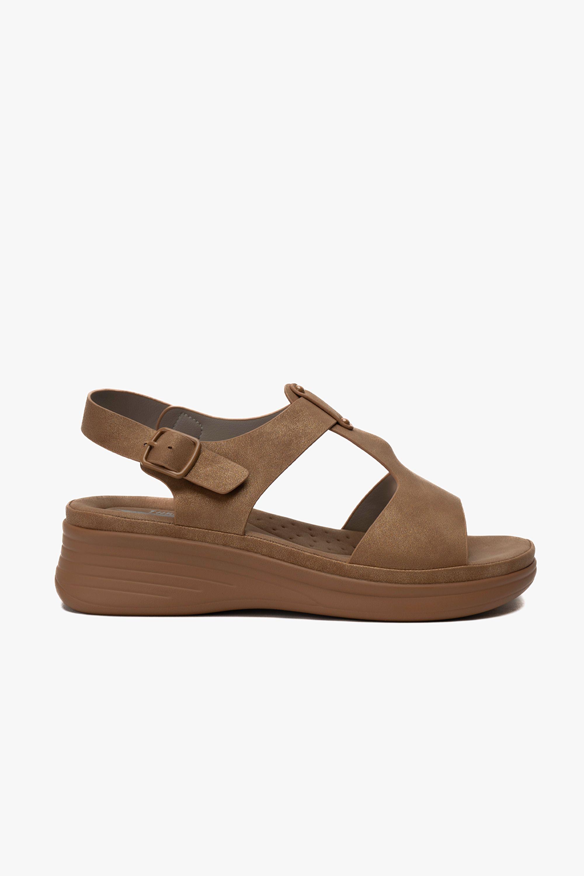 Sandalia Casual Mujer Café Dorota Chinitown-0