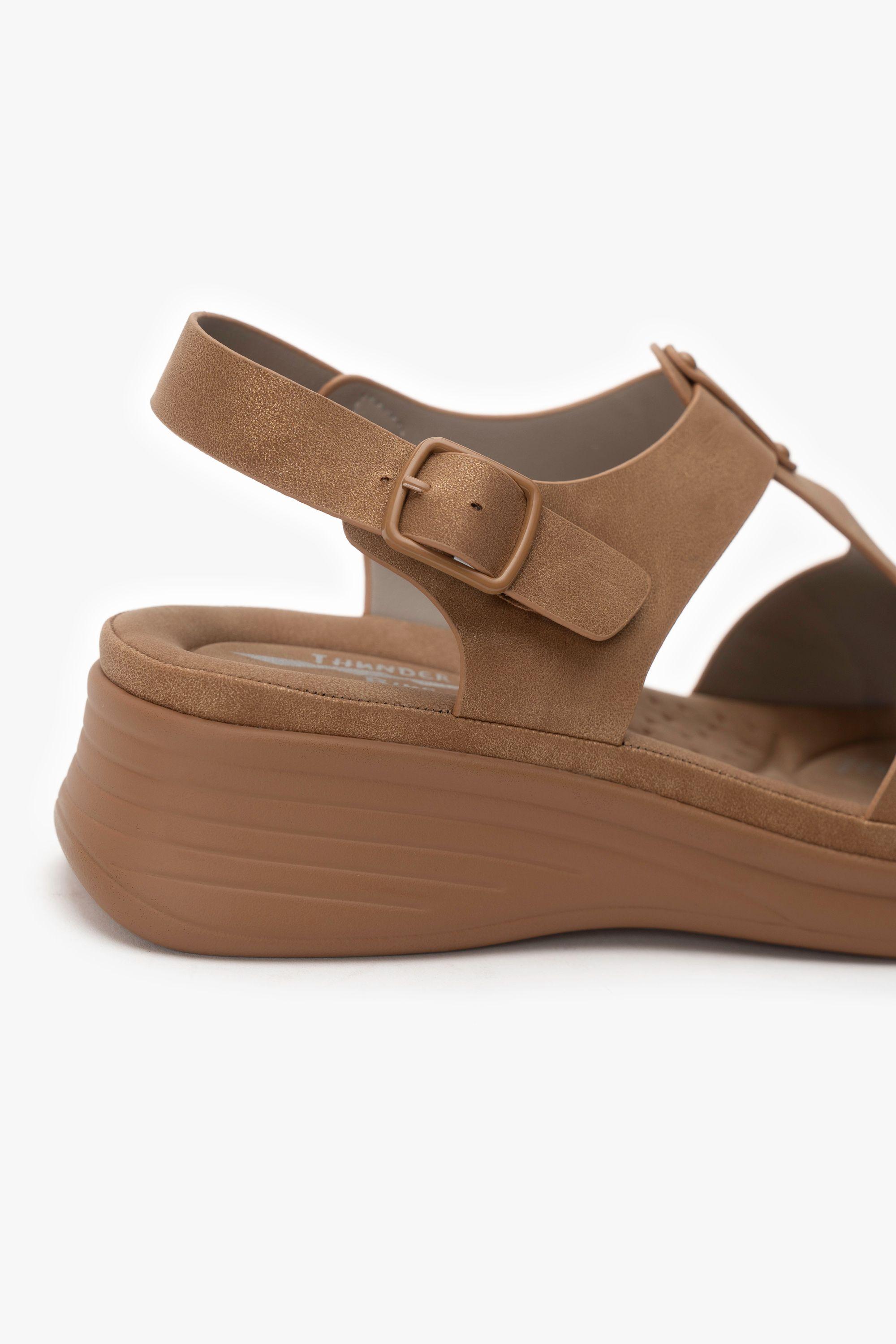 Sandalia Casual Mujer Café Dorota Chinitown-4