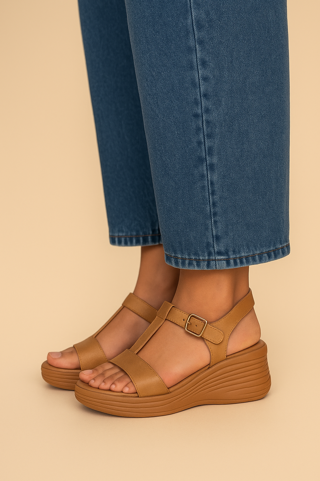 Sandalia Casual Mujer Café Dorota Chinitown-6