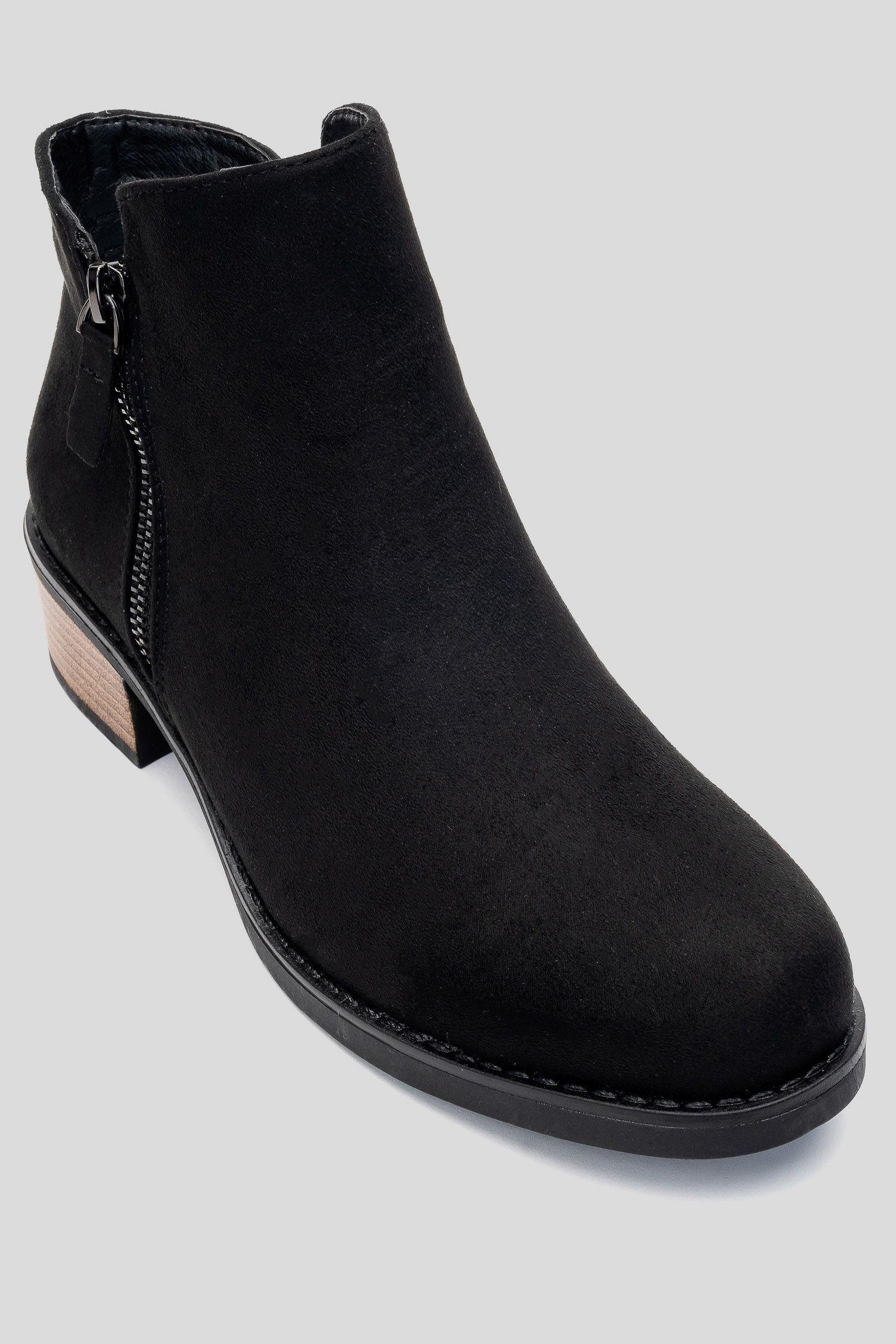 Botín Mujer Negro Alice Chancleta-2