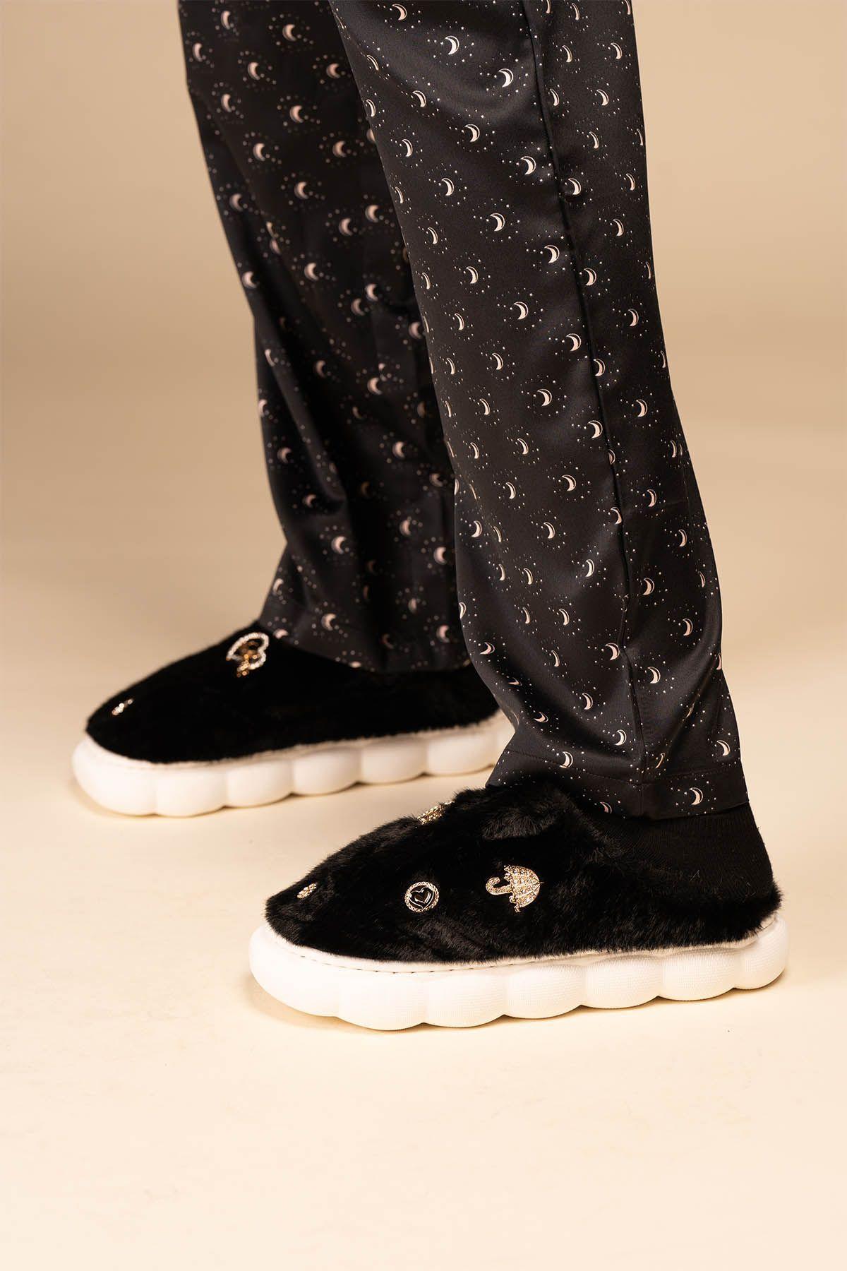 Pantufla Mujer Negro Litha Chinitown-4