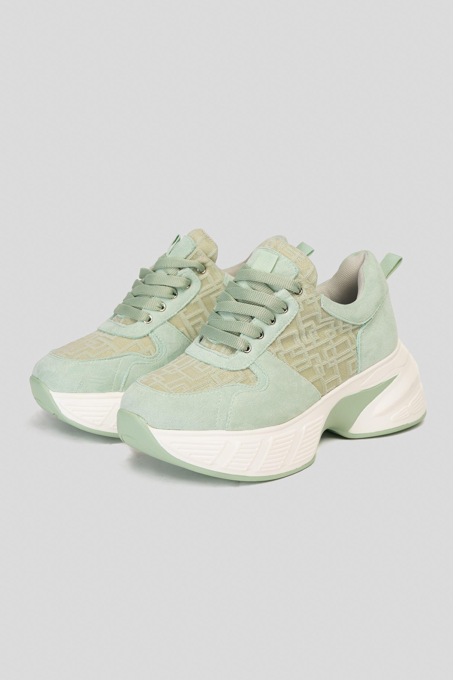 Zapatilla Mujer Verde Nubia Boteli-2