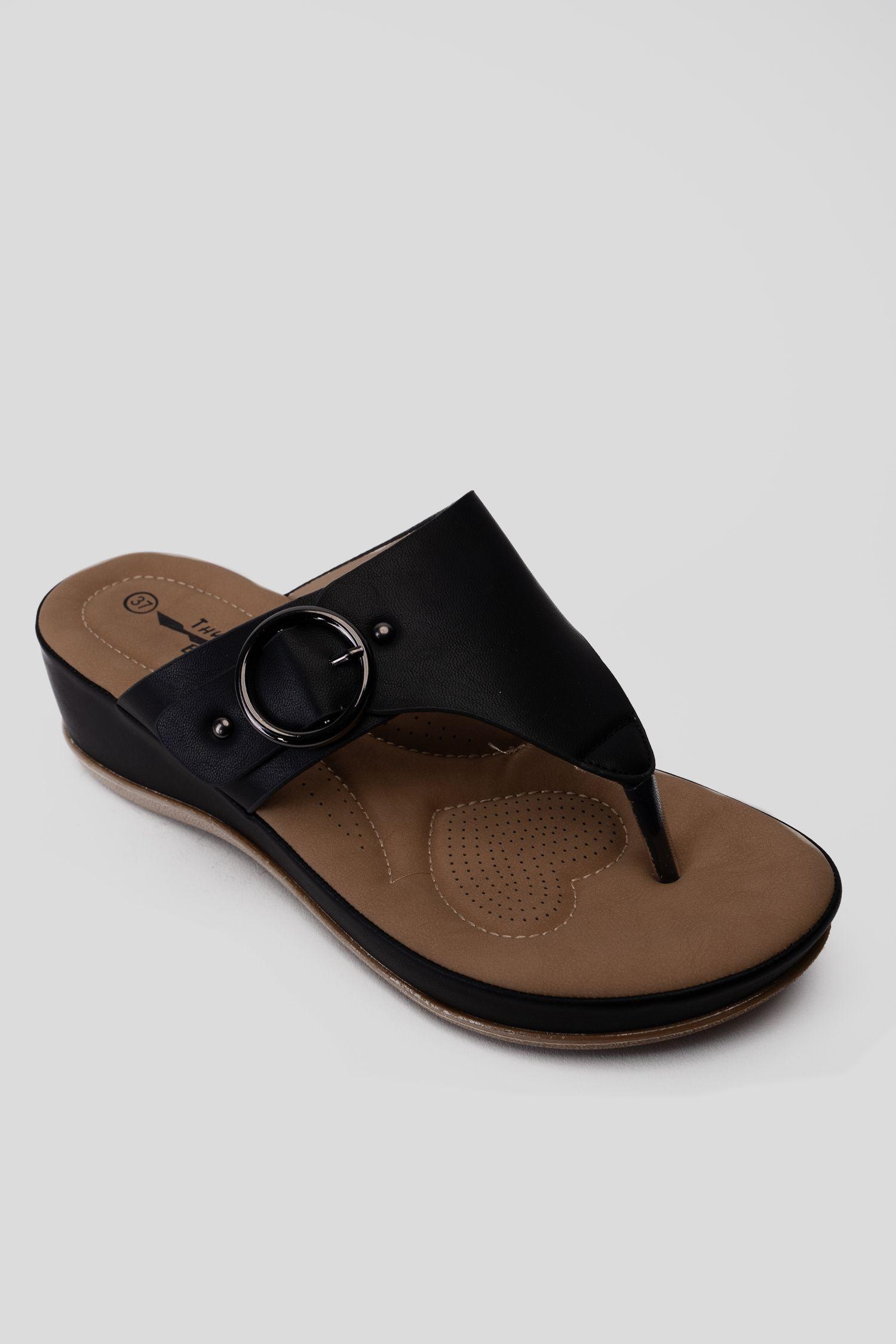 Sandalia Mujer Negro Danae Thunder Blue-2