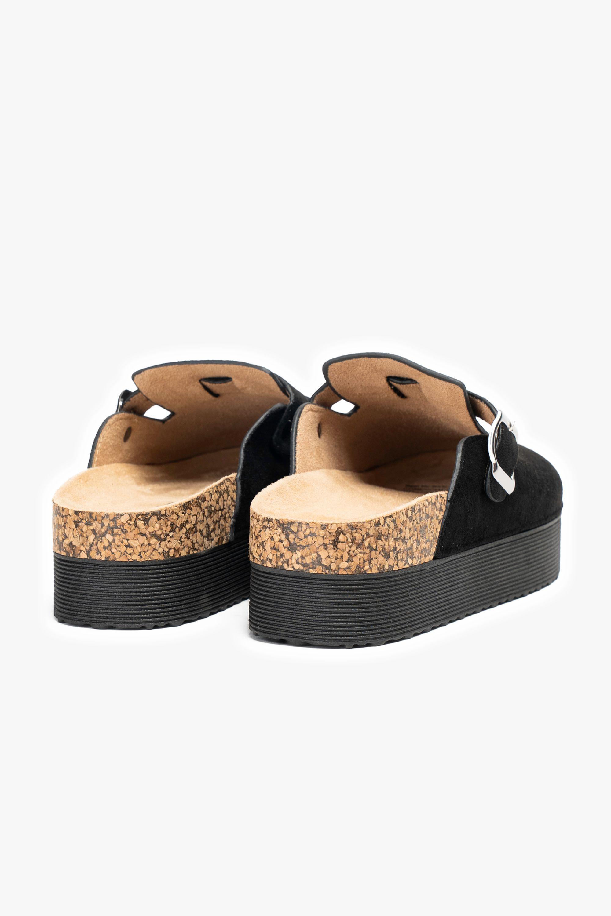Zueco Casual Mujer Negro Alya Chinitown-3