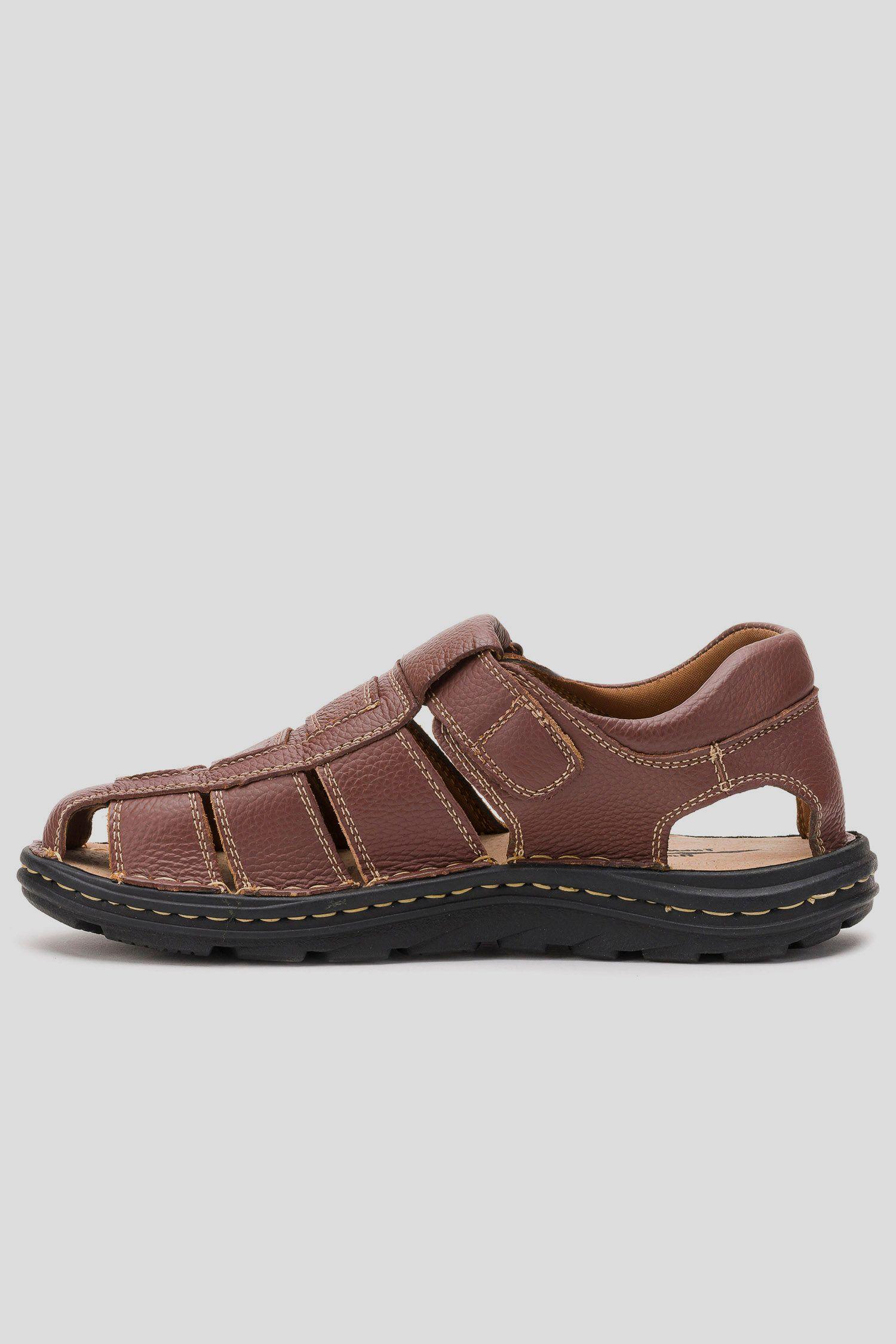 Sandalia Gaston Red Brown Chinitown-1