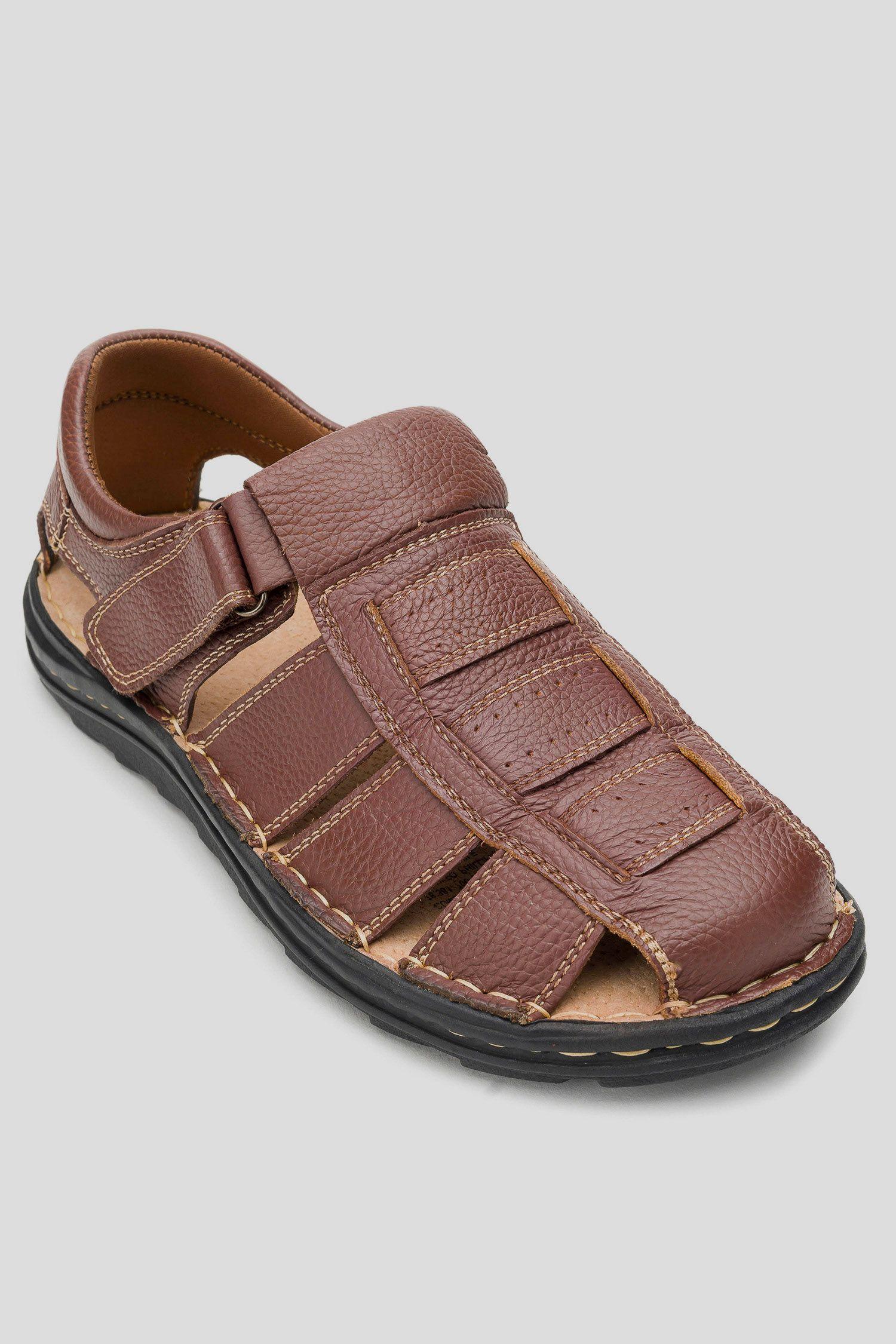 Sandalia Gaston Red Brown Chinitown-2