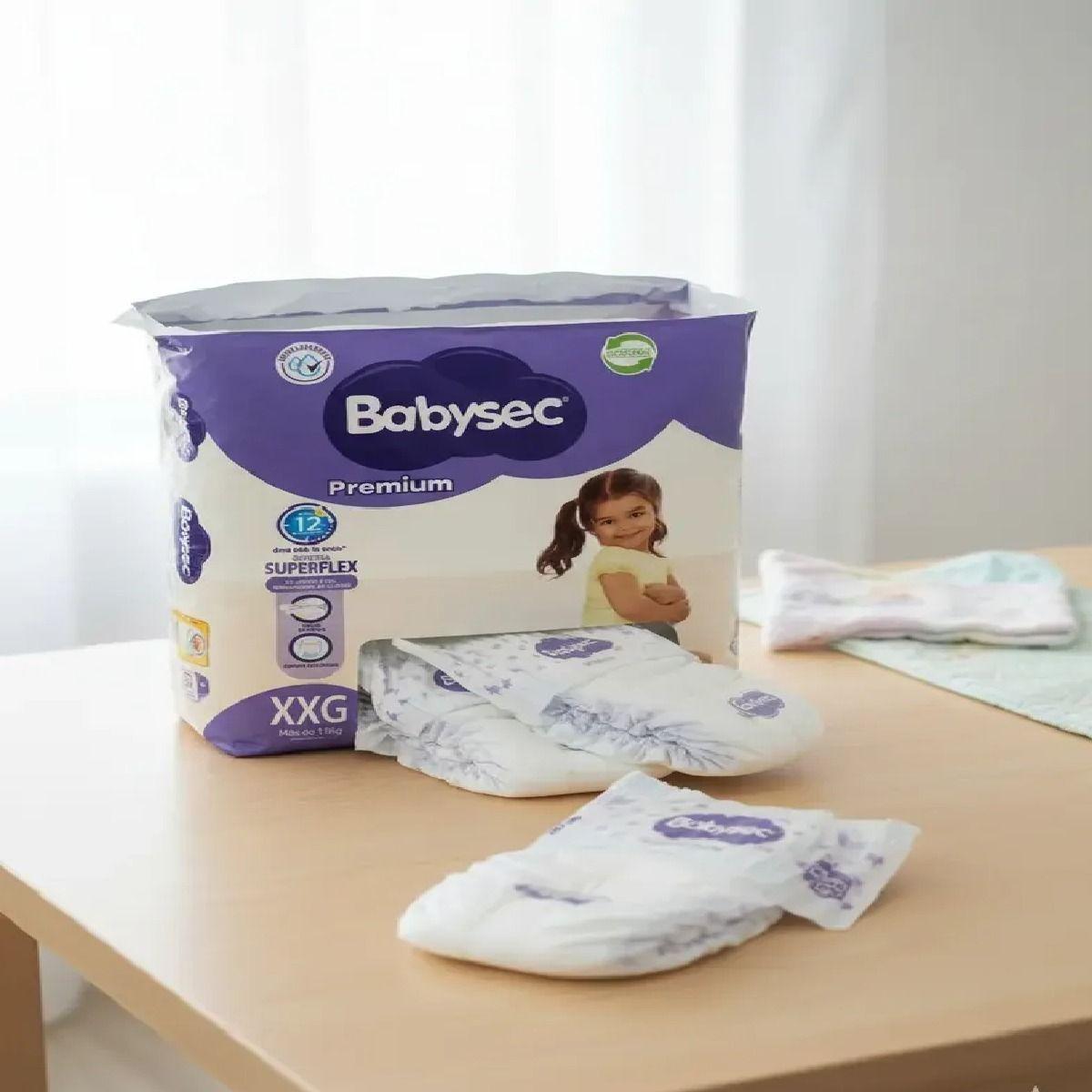 Pañales desechables Babysec Premium XXG 14 Unidades-2