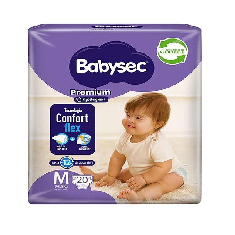 Pañales desechables Babysec Premium Talla P 20 Unidades-0