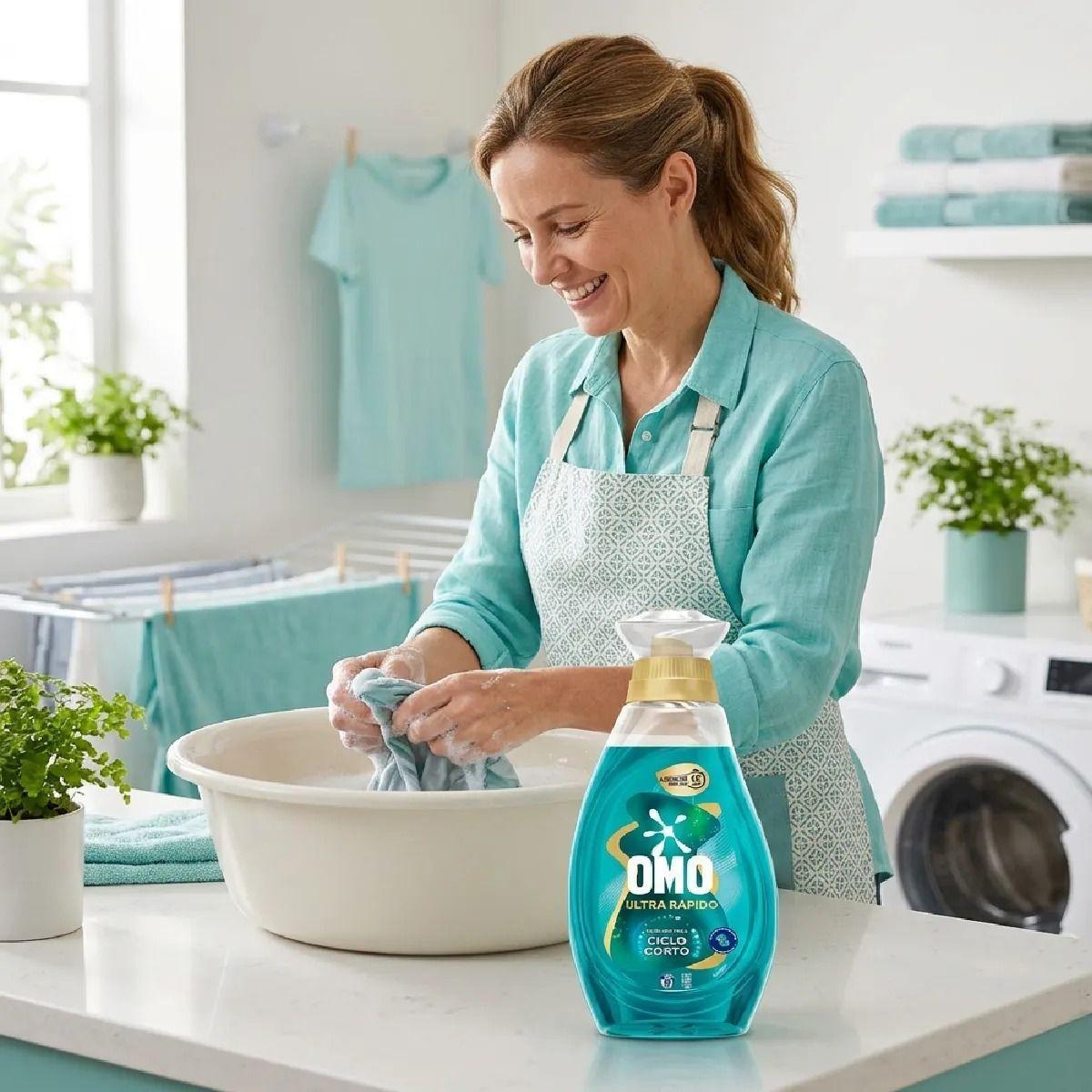 Detergente Liquido OMO Ultra Rapido Verde 1 18 Litros-1