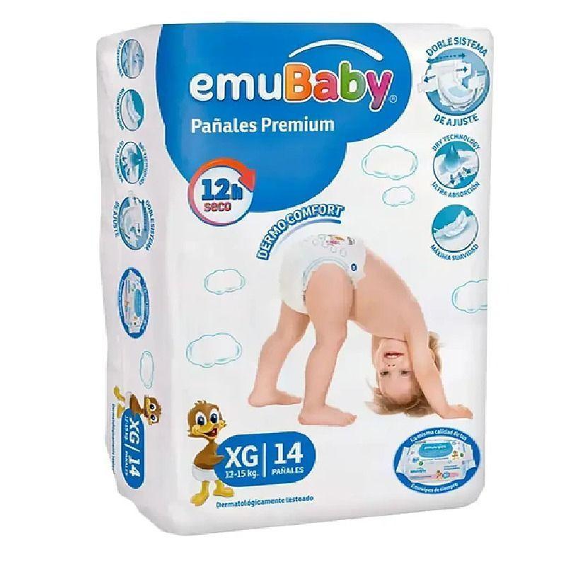 Pañales Emubaby Premium XG 14 Unidades-0