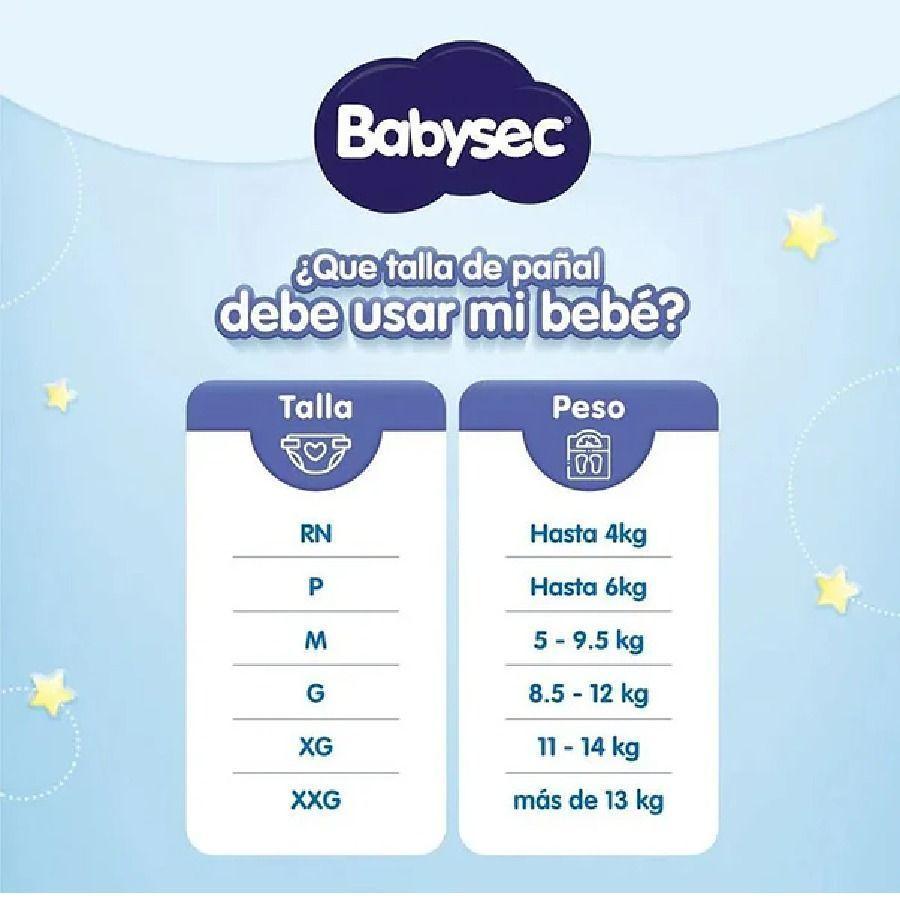 Pañales Babysec Premium Talla M 20-1