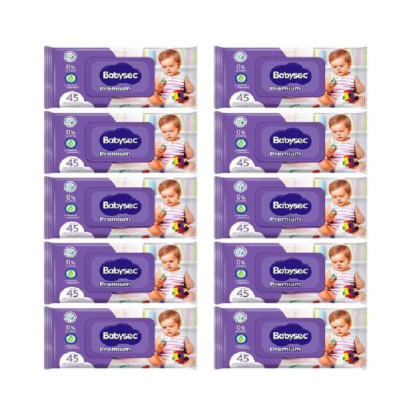 Toallitas Humedas Babysec 45 10 Unidades-0