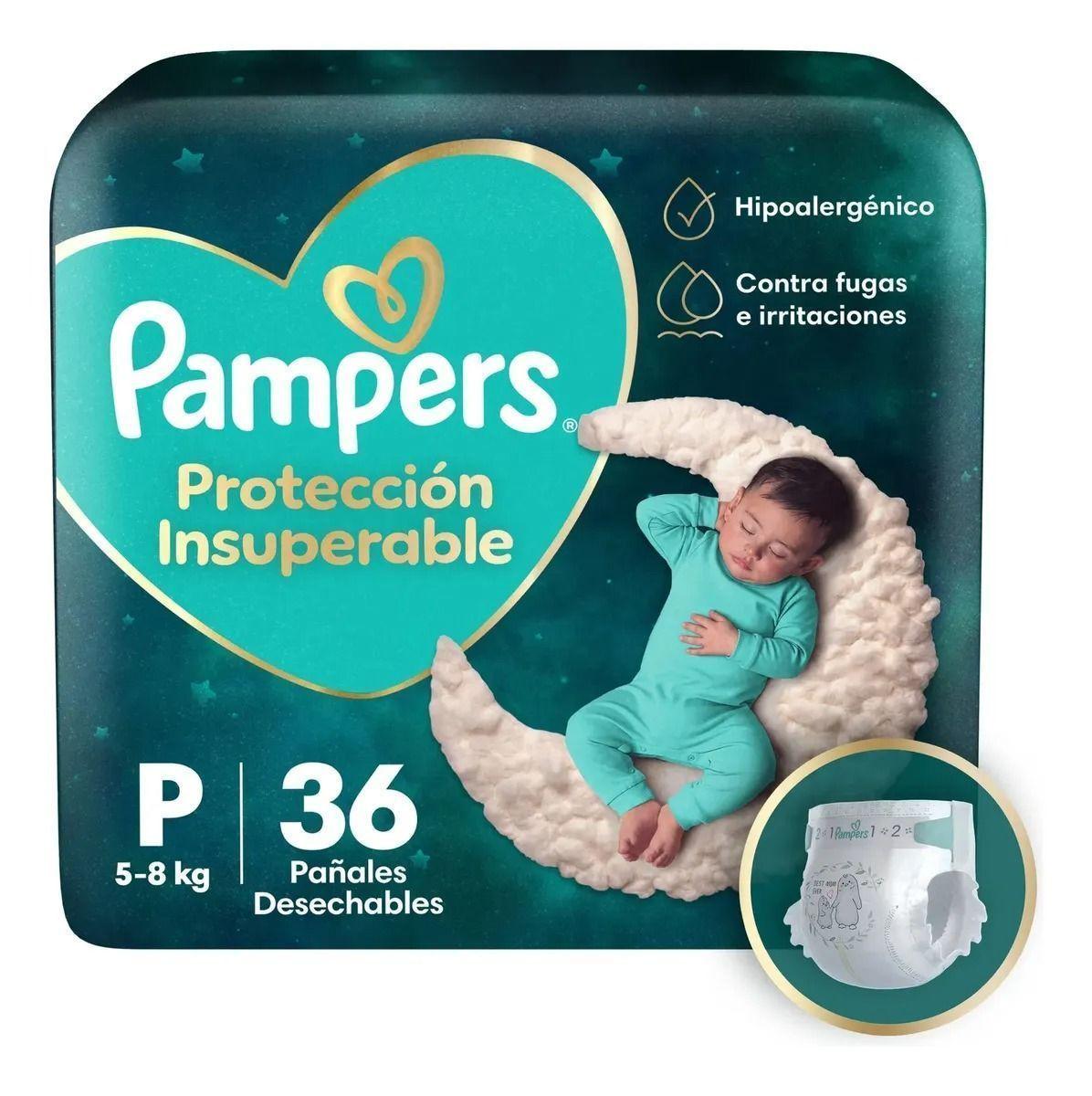 Pañales Pampers Insuperable Talla P-0
