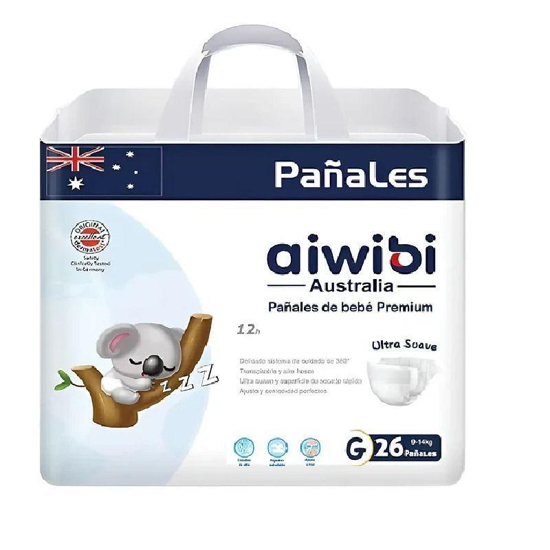 Pañales Aiwibi Premium Talla G 26 Unidades-0